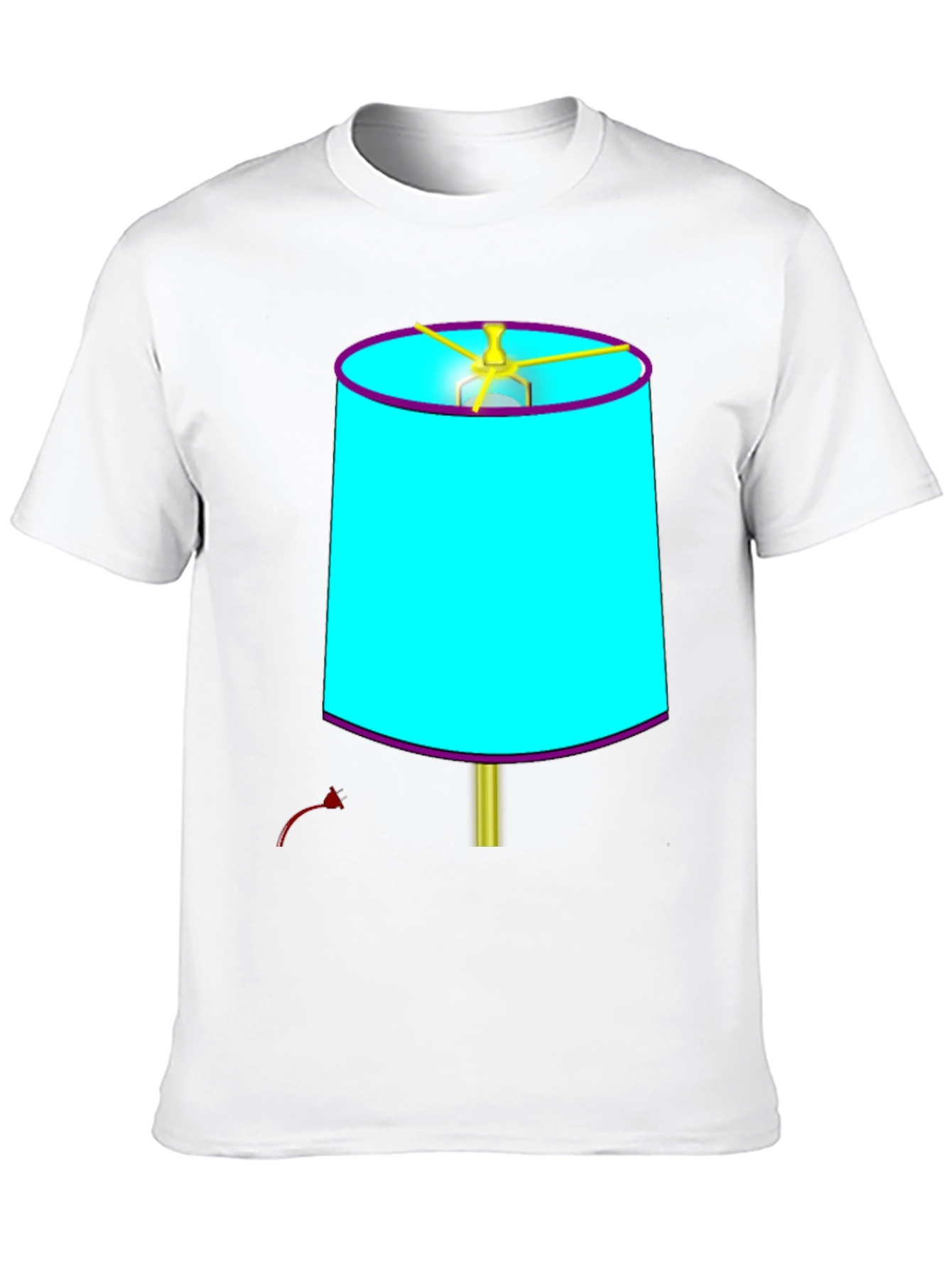 Novelty Lamp T-Shirt - Quirky Design