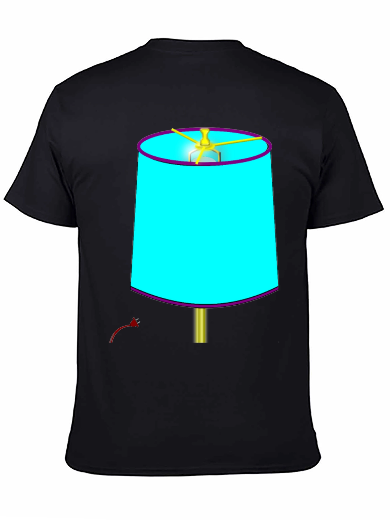Novelty Lamp T-Shirt - Quirky Design