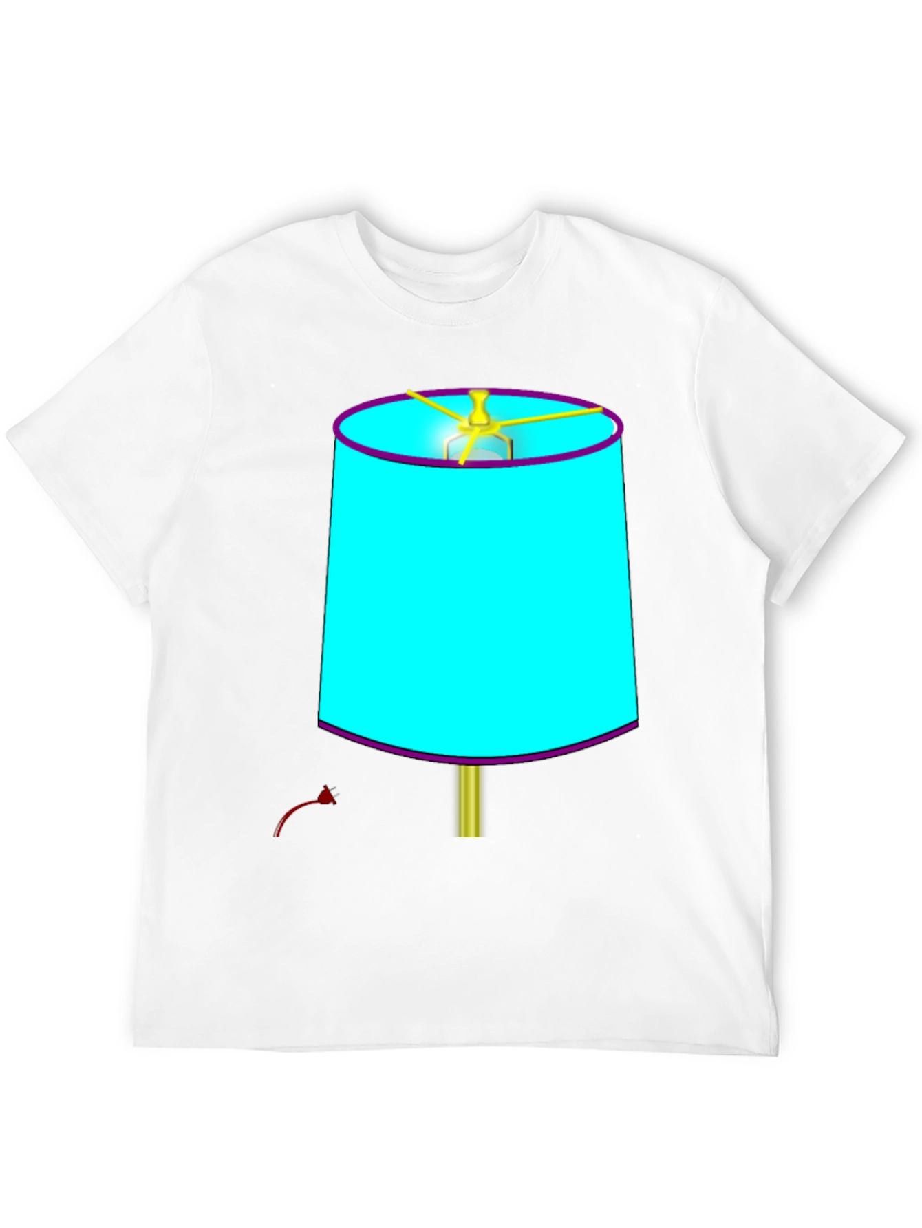Novelty Lamp T-Shirt - Quirky Design