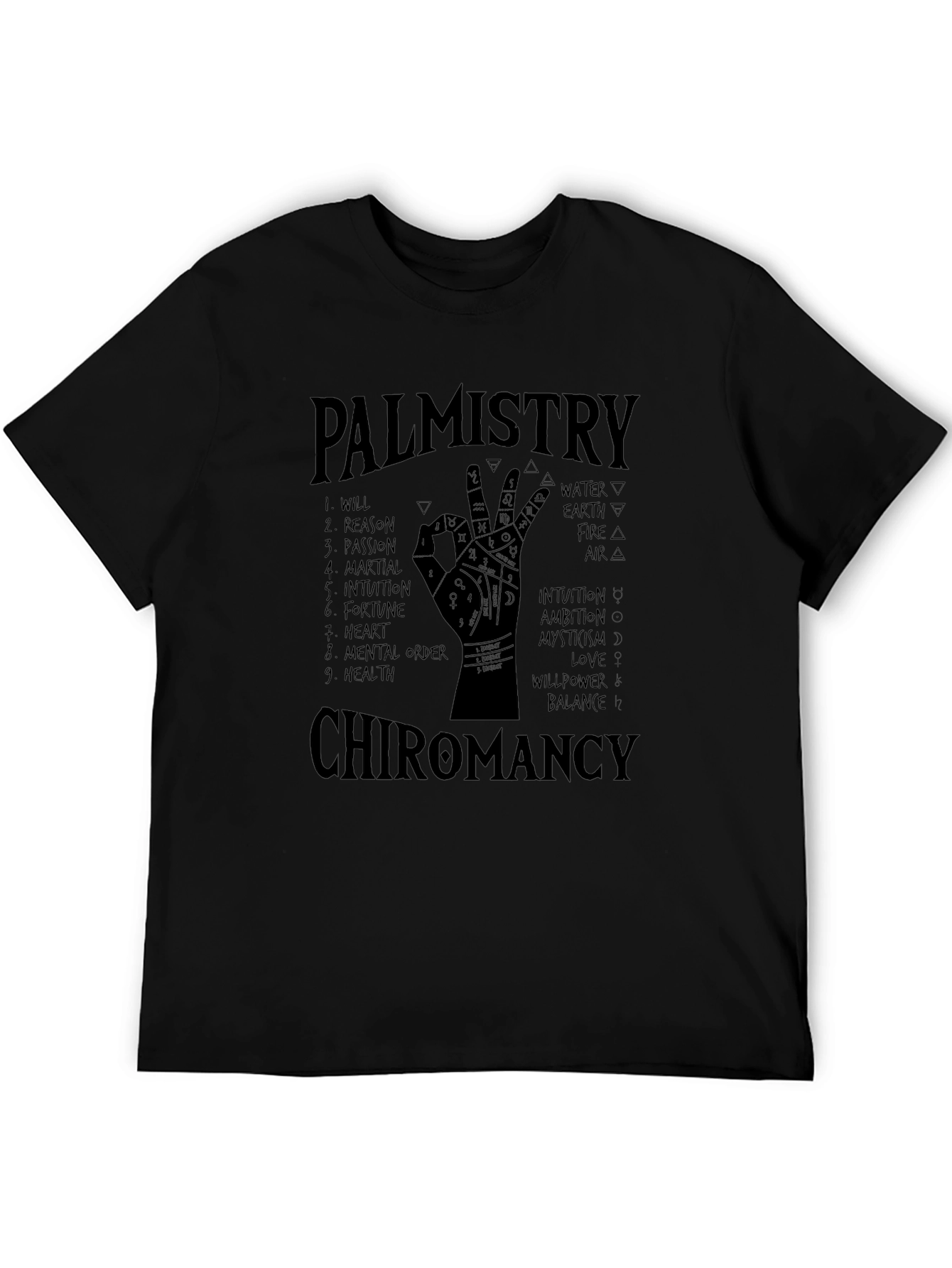 Palmistry Chiromancy Graphic T-Shirt