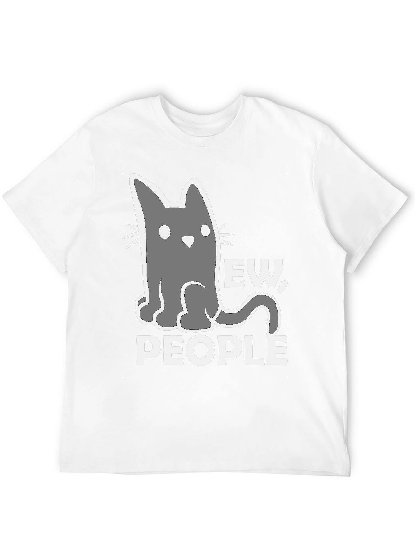 Ew People Cat Graphic T-Shirt