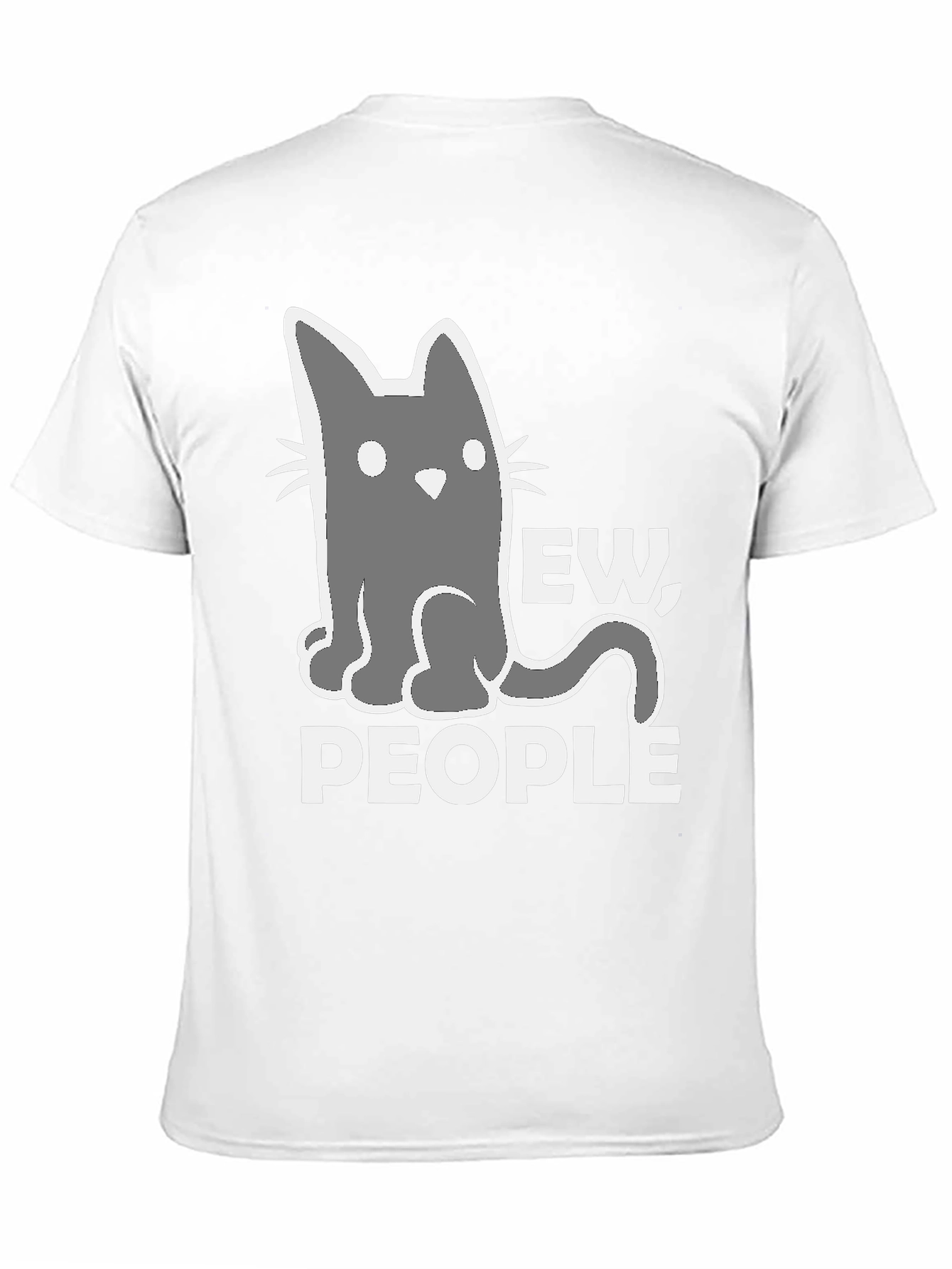 Ew People Cat Graphic T-Shirt