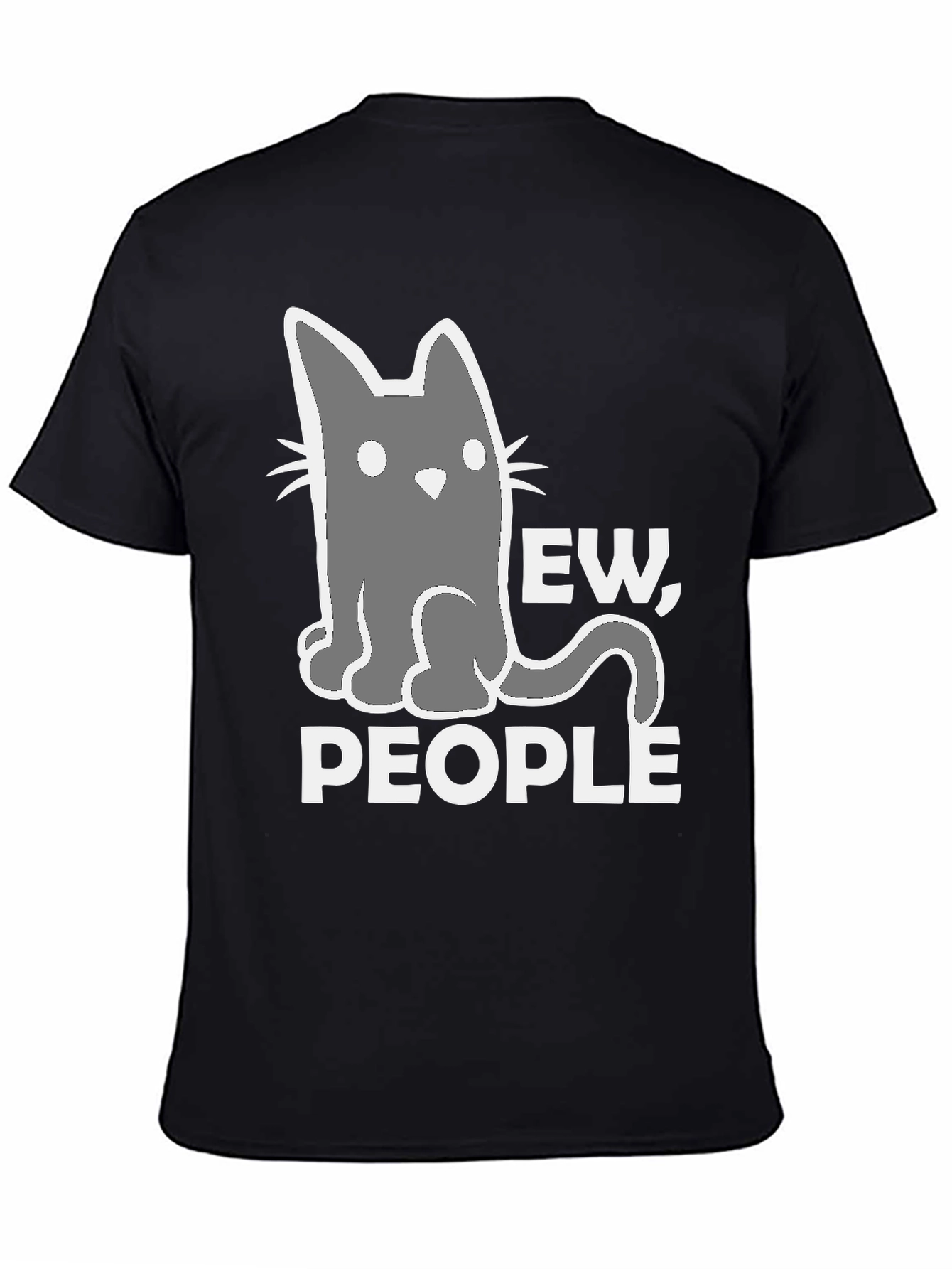 Ew People Cat Graphic T-Shirt