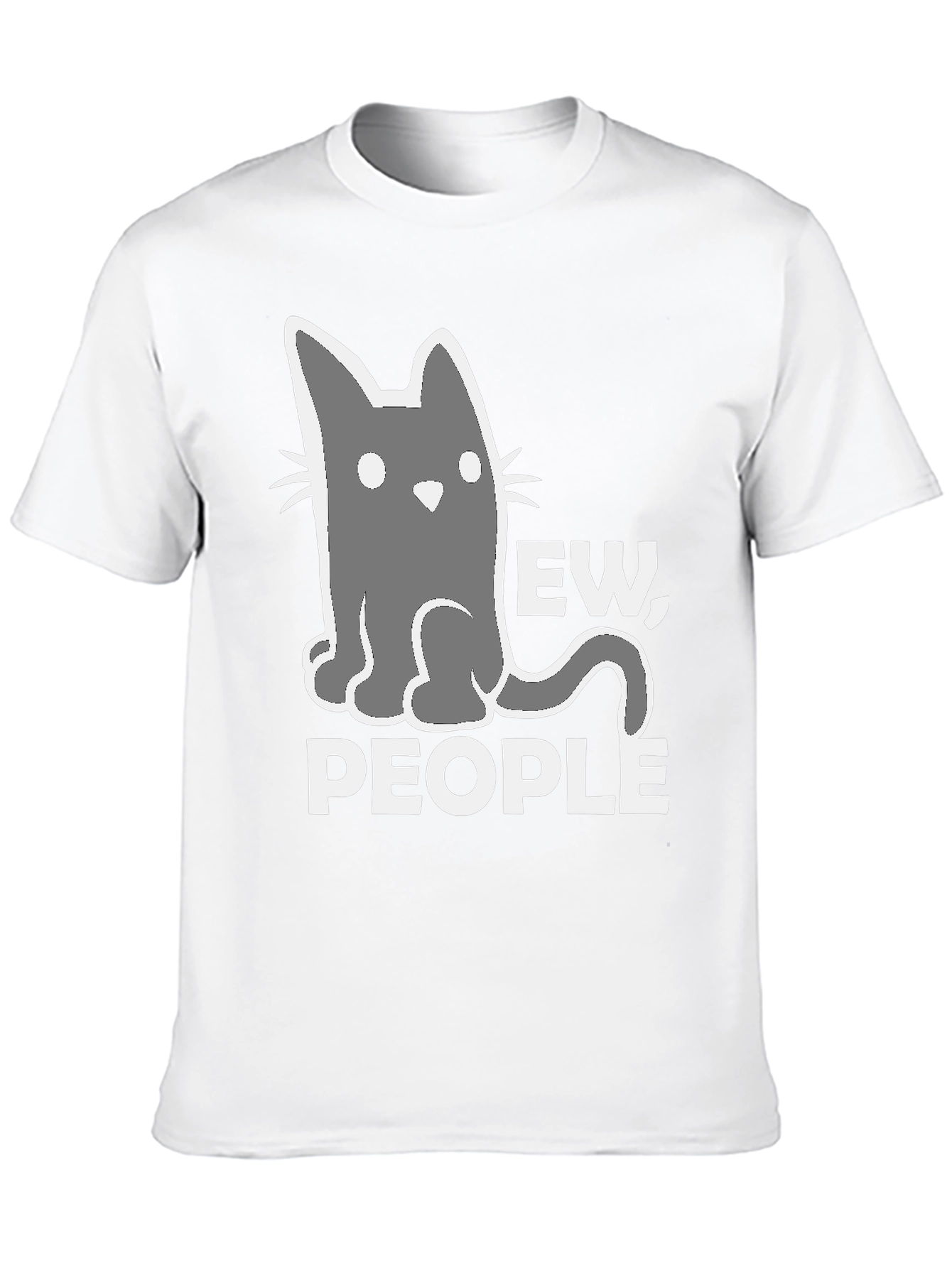 Ew People Cat Graphic T-Shirt