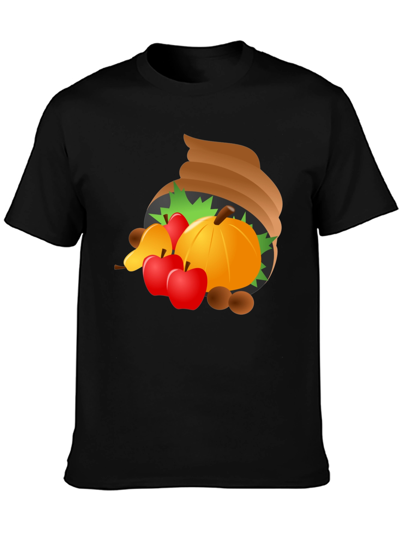Cornucopia Harvest Graphic T-Shirt