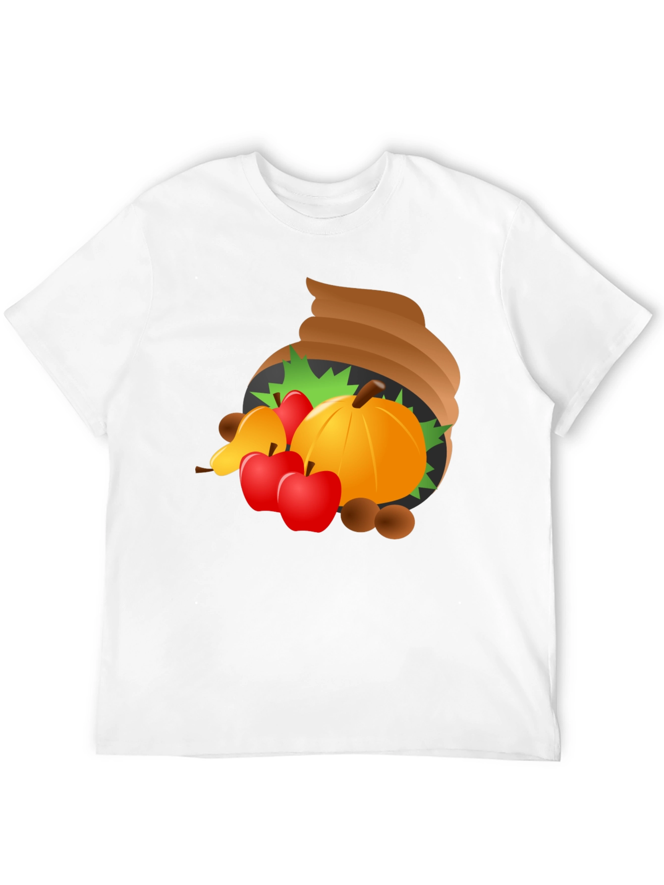Cornucopia Harvest Graphic T-Shirt