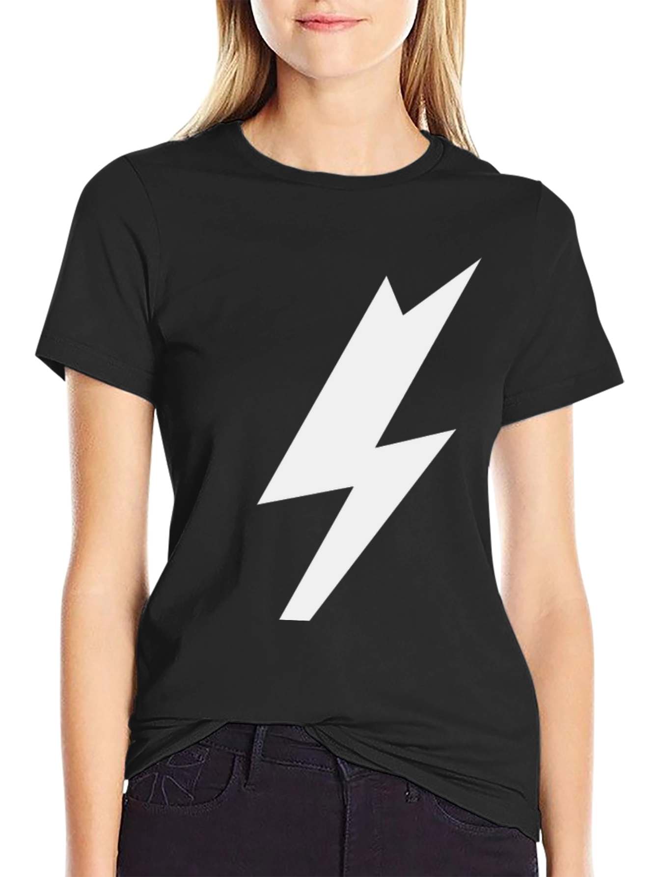 Lightning Bolt Graphic Tee - Bold Style