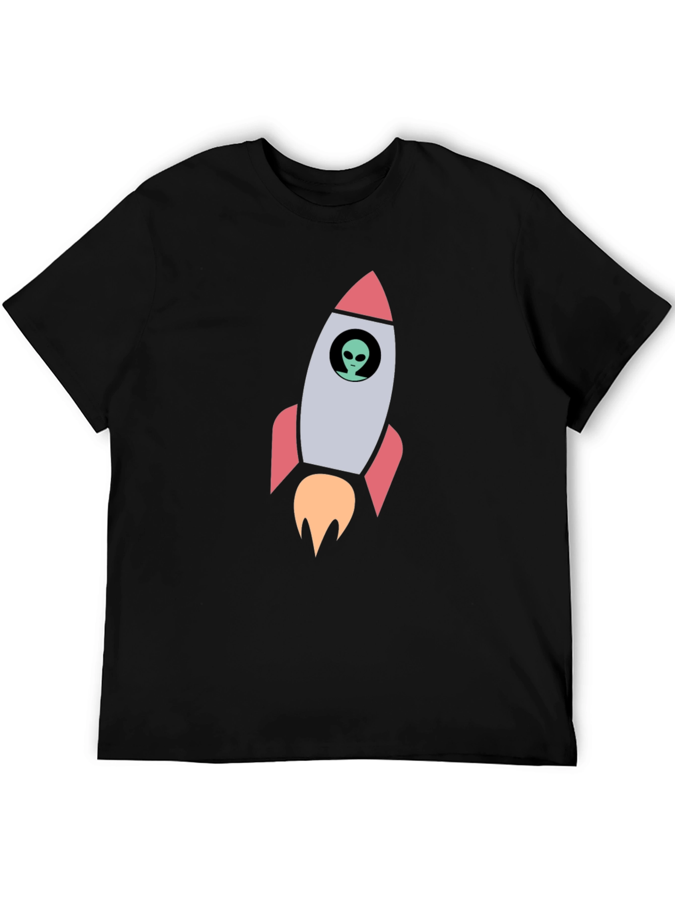 Alien Rocket T-Shirt - Space Exploration Tee