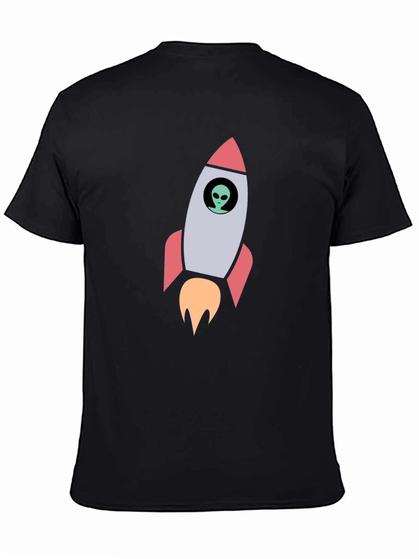 Alien Rocket T-Shirt - Space Exploration Tee