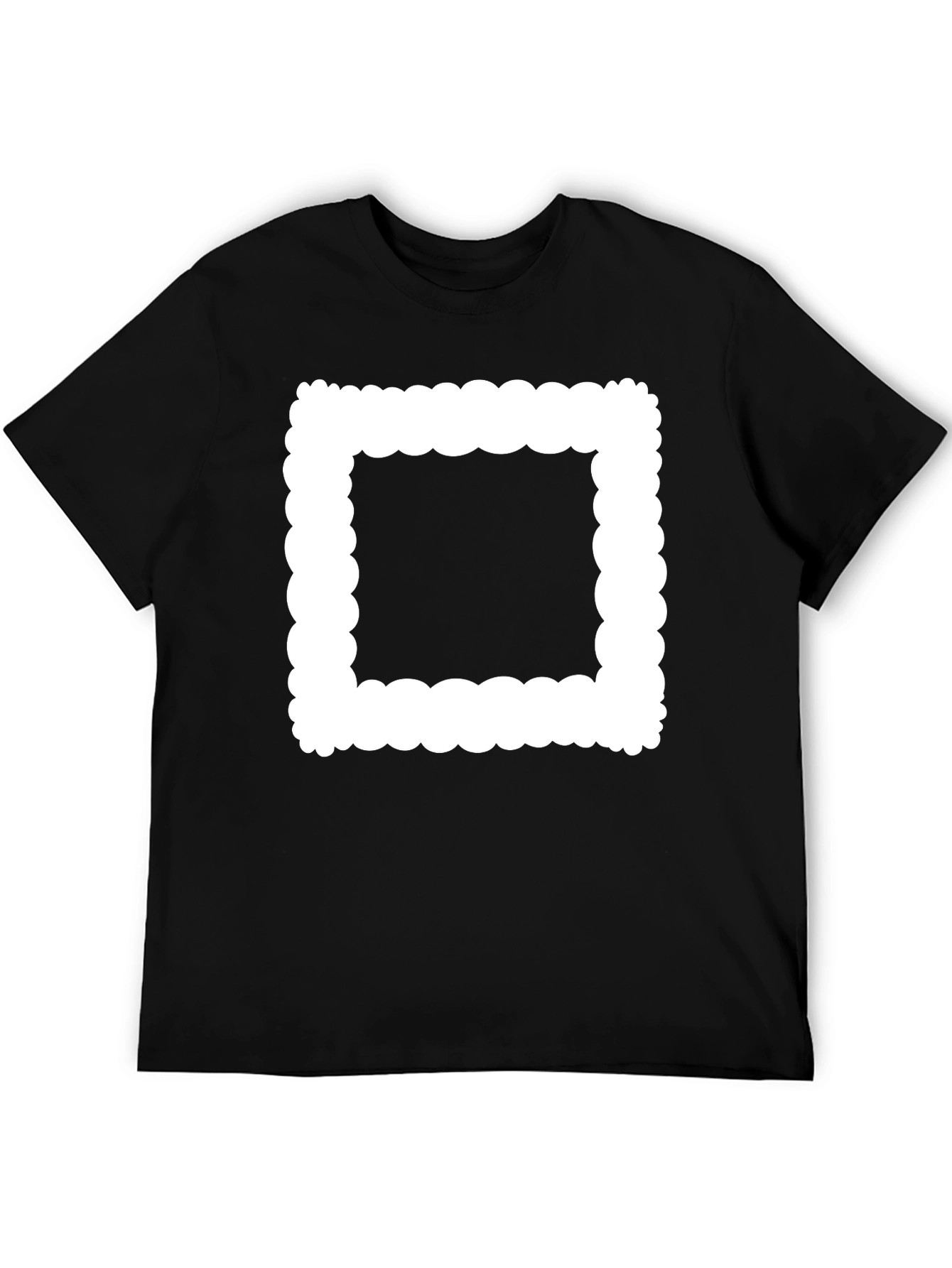 Abstract Graphic Black T-Shirt for Men