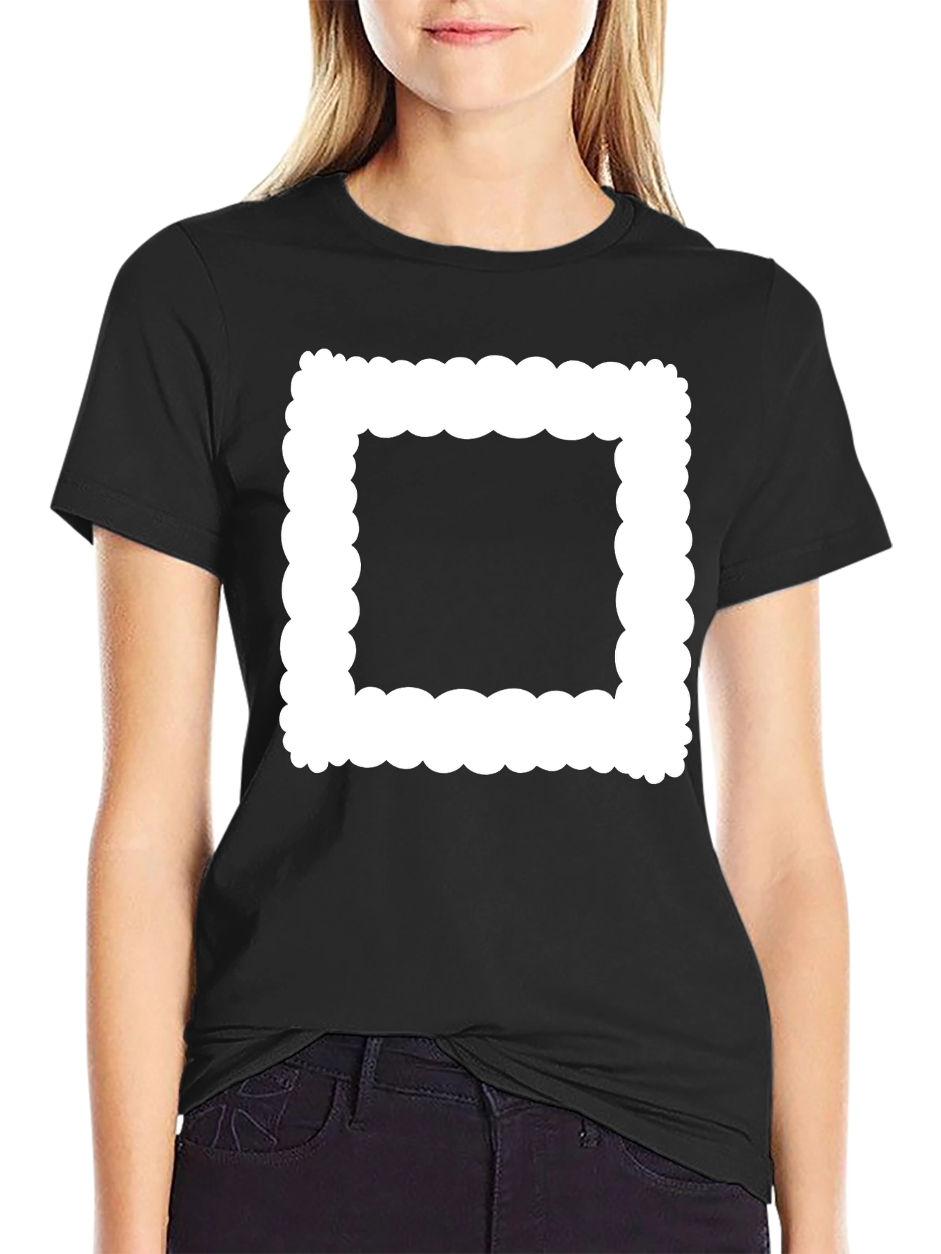 Abstract Graphic Black T-Shirt for Men