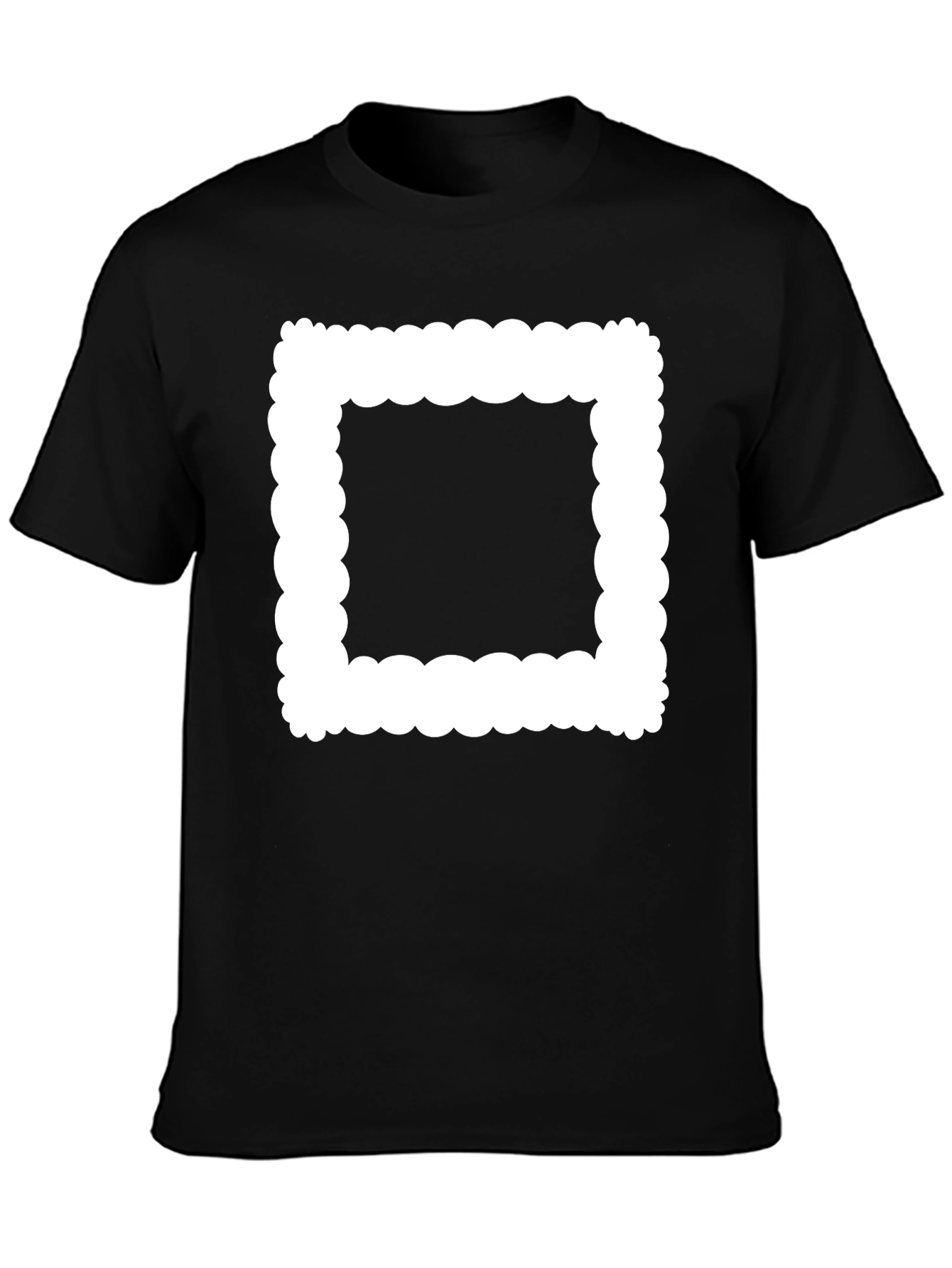 Abstract Graphic Black T-Shirt for Men