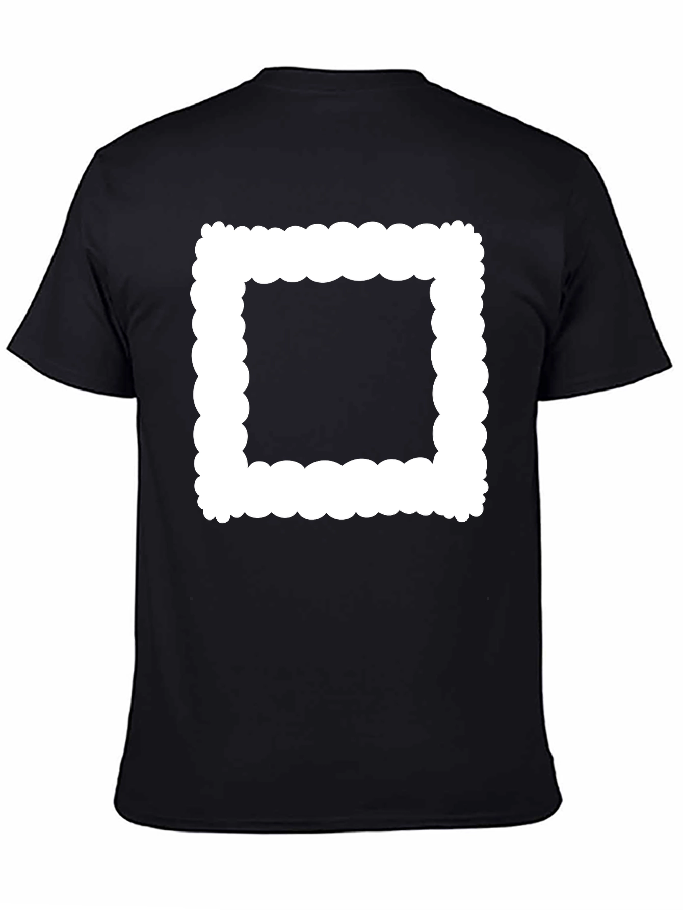 Abstract Graphic Black T-Shirt for Men
