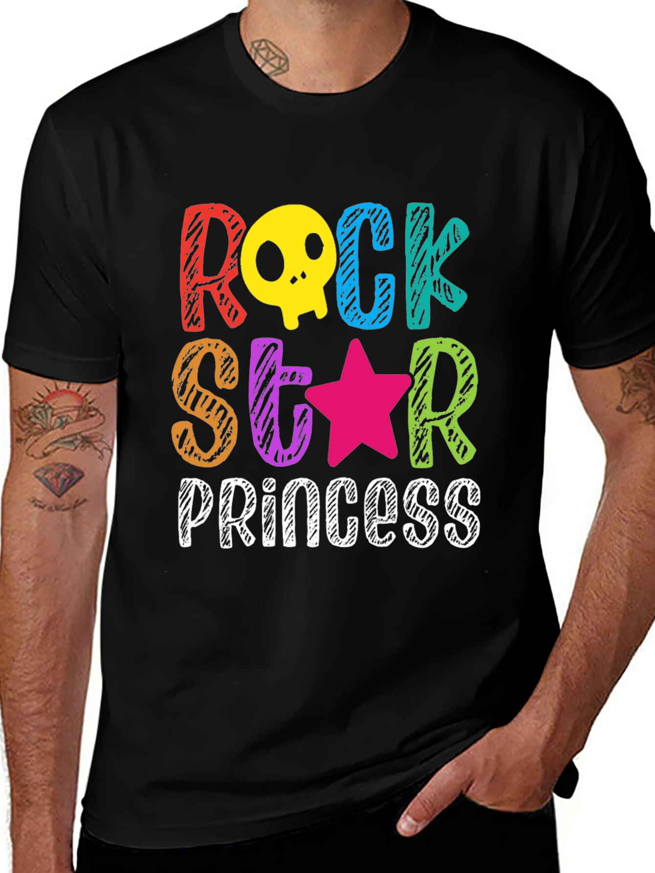 Rock Star Princess Graphic T-Shirt