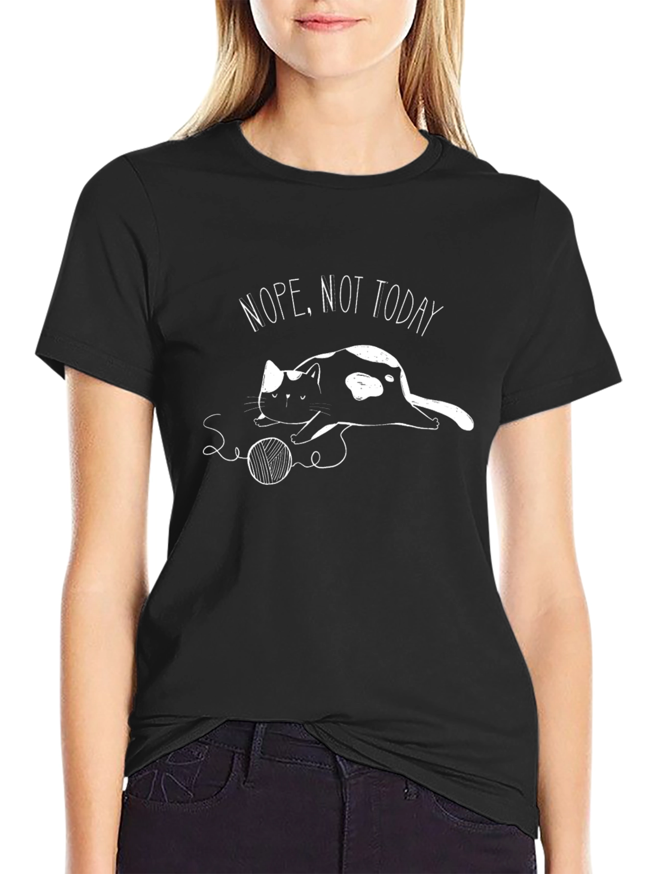 Nope Not Today Cat T-Shirt