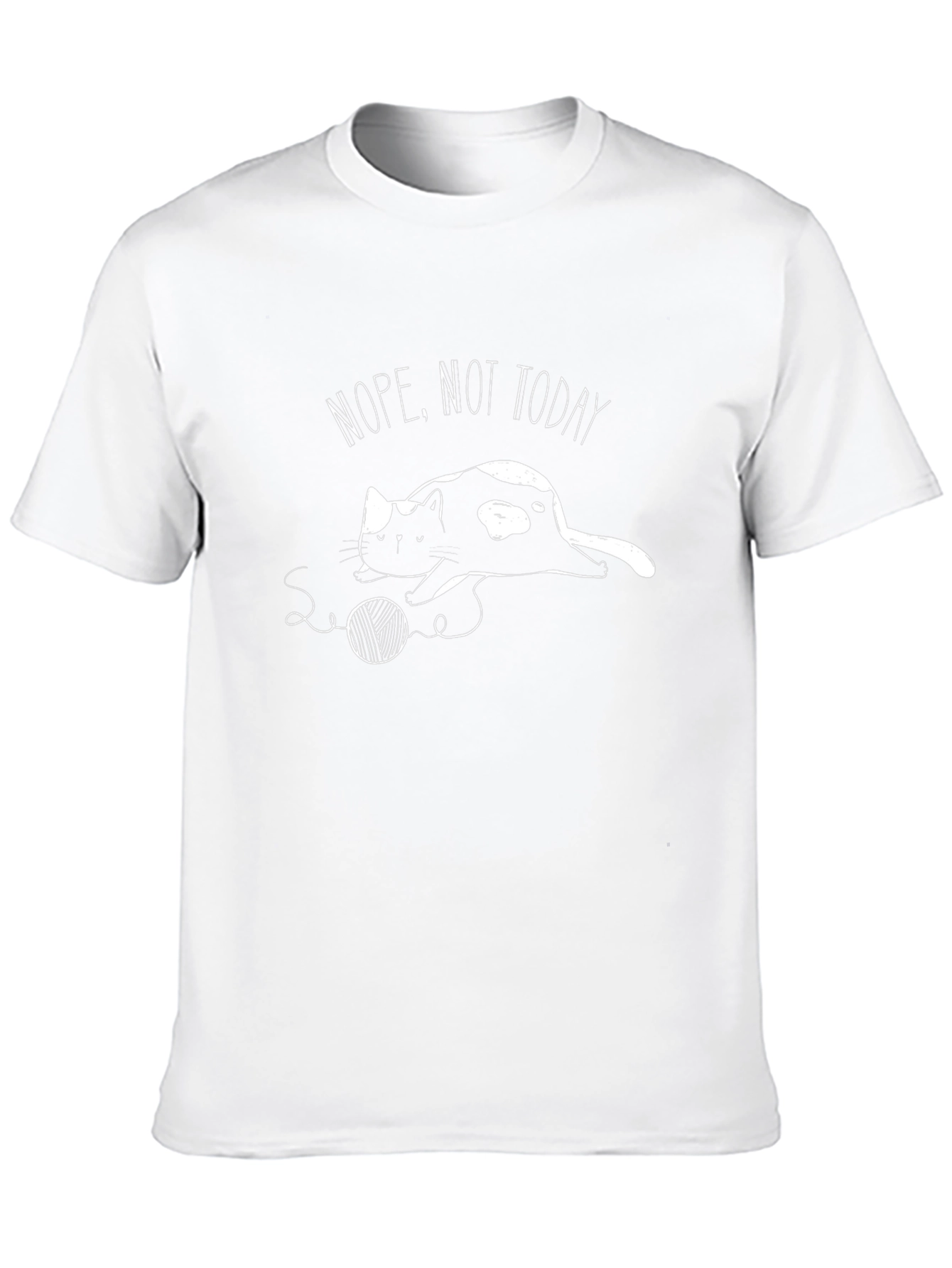 Nope Not Today Cat T-Shirt