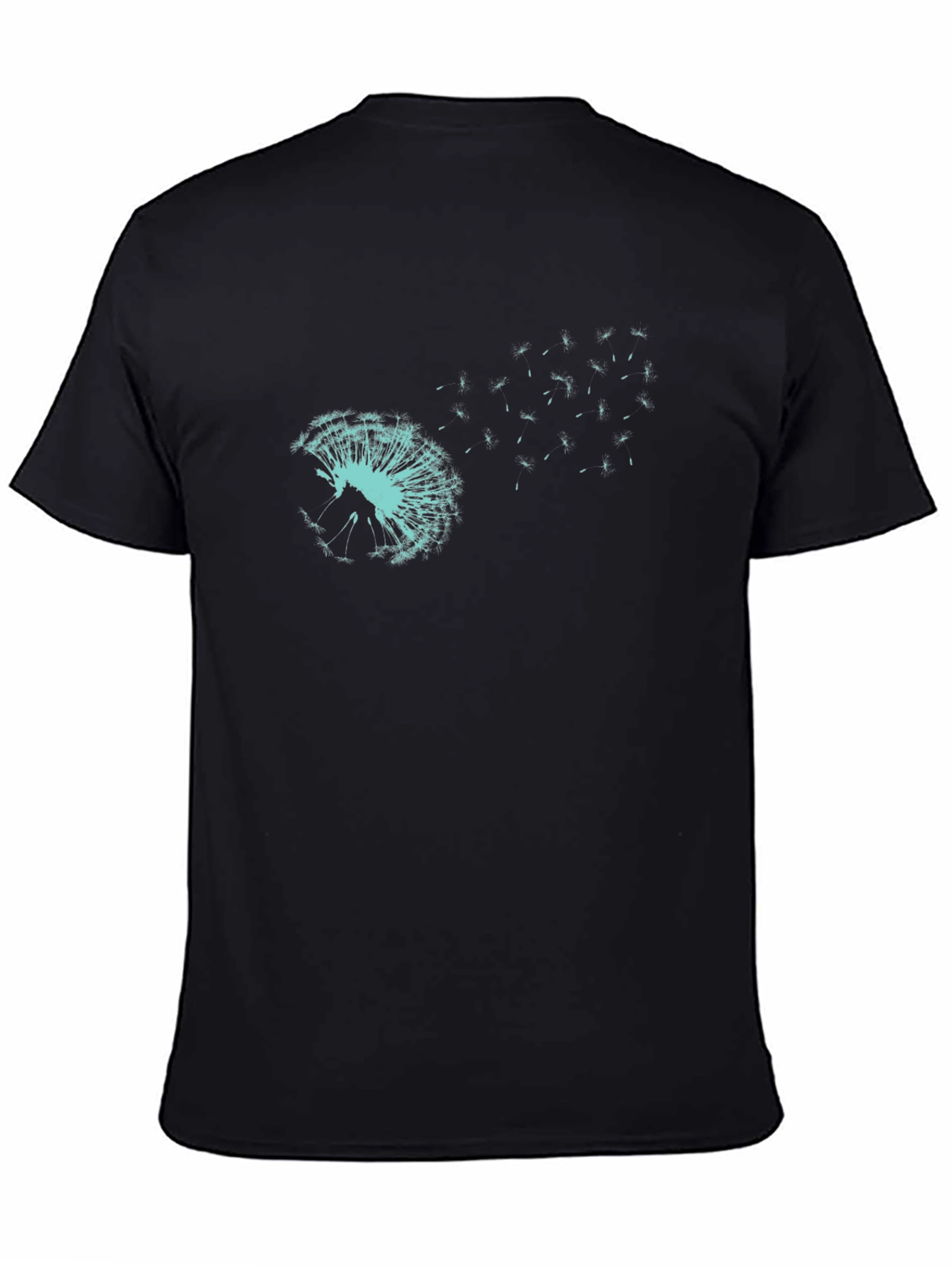 Dandelion Wish Black T-Shirt