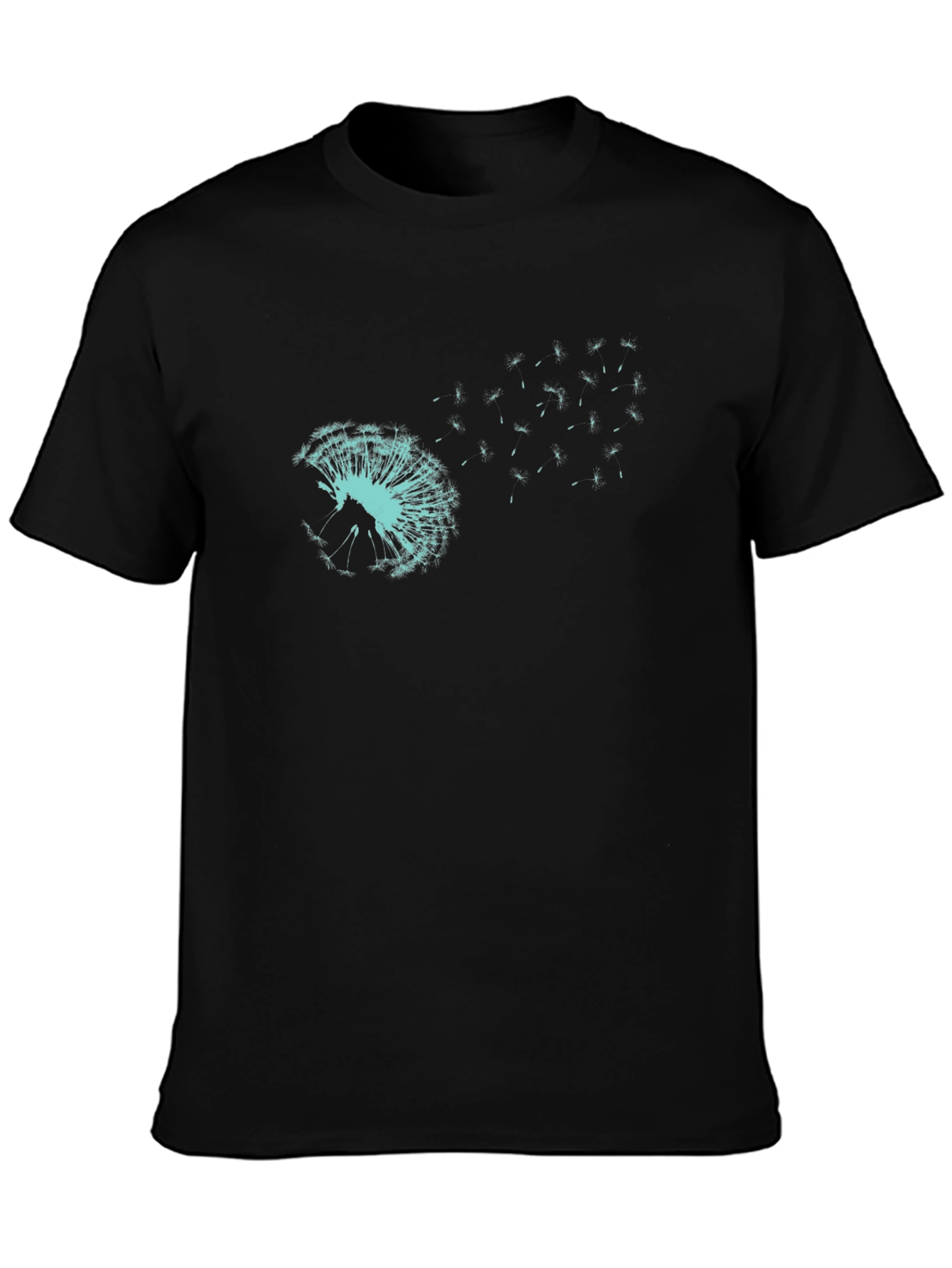Dandelion Wish Black T-Shirt
