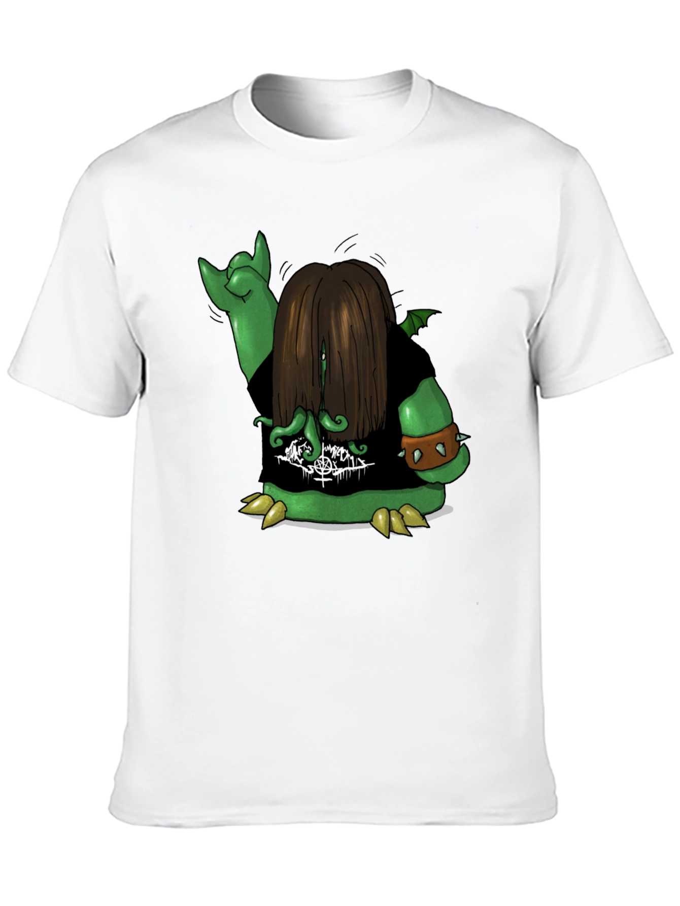 Metal Monster Graphic Tee - Black