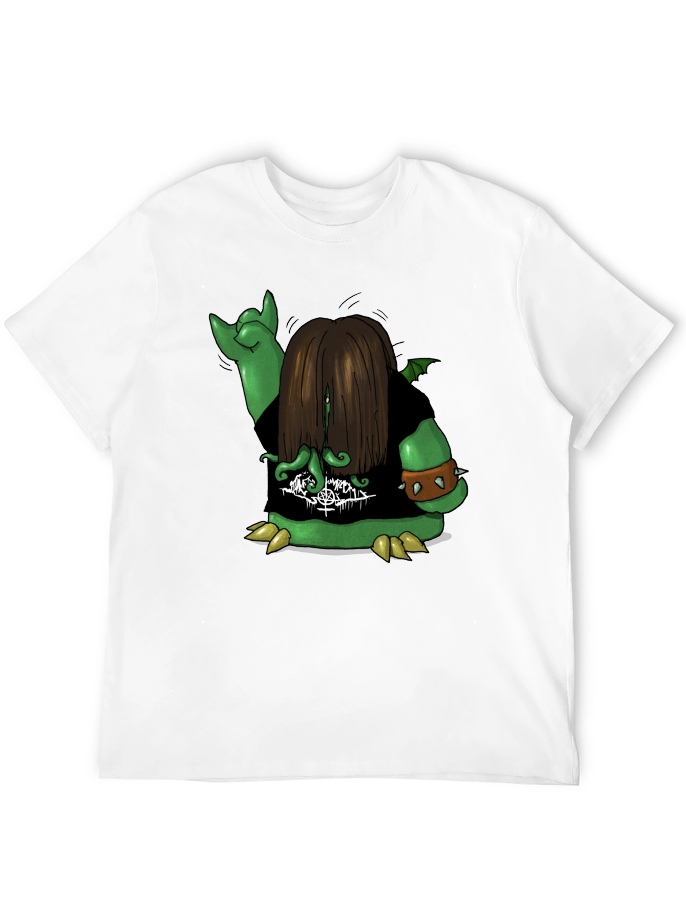 Metal Monster Graphic Tee - Black