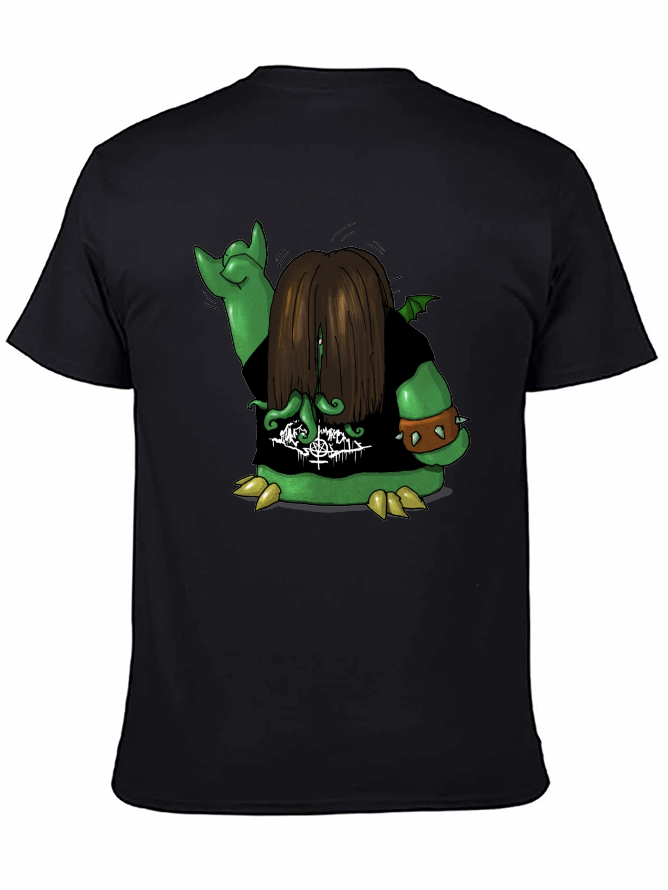 Metal Monster Graphic Tee - Black