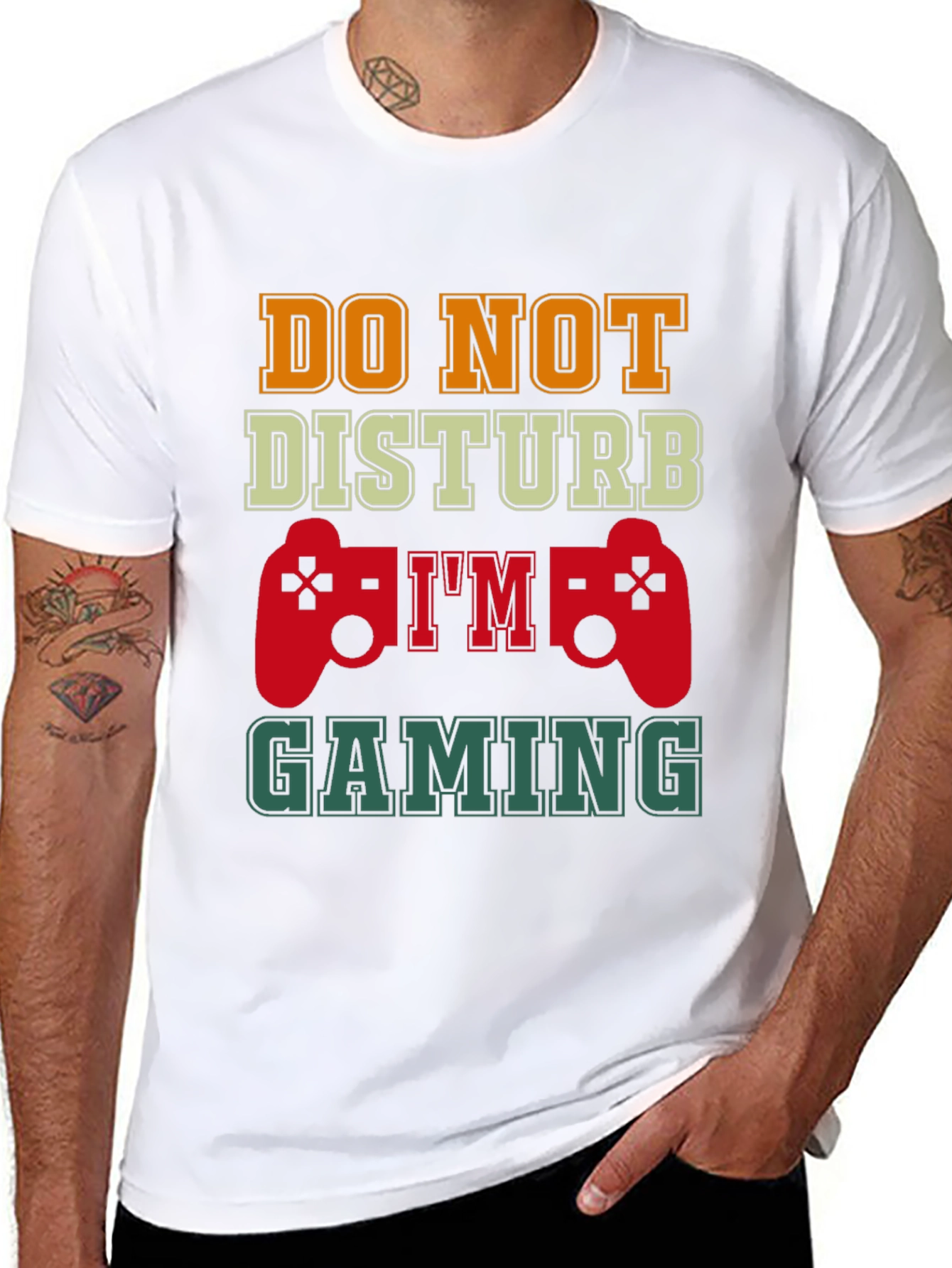 Gamer T-Shirt - Do Not Disturb Im Gaming