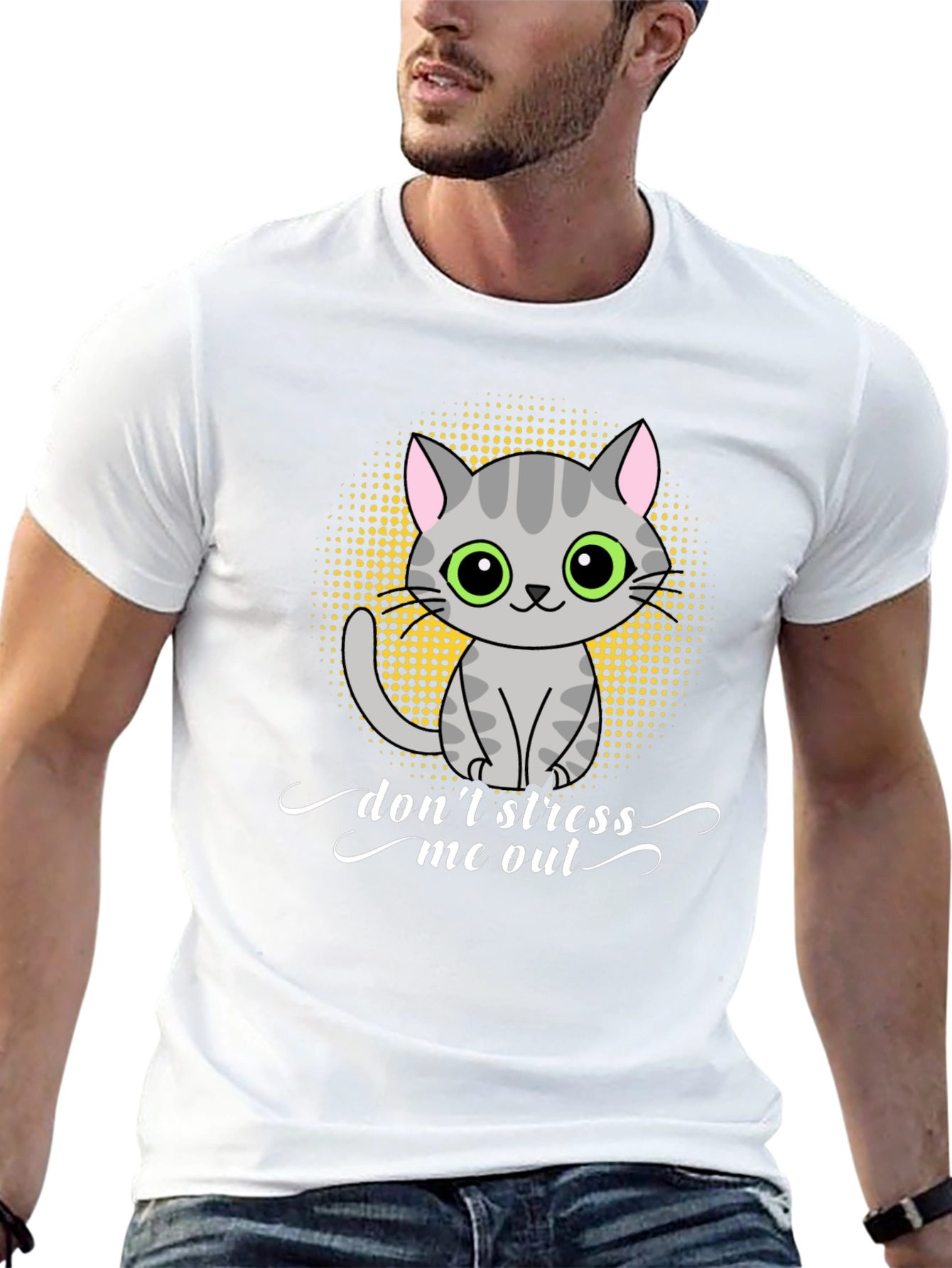 Dont Stress Me Out Cat Graphic T-Shirt