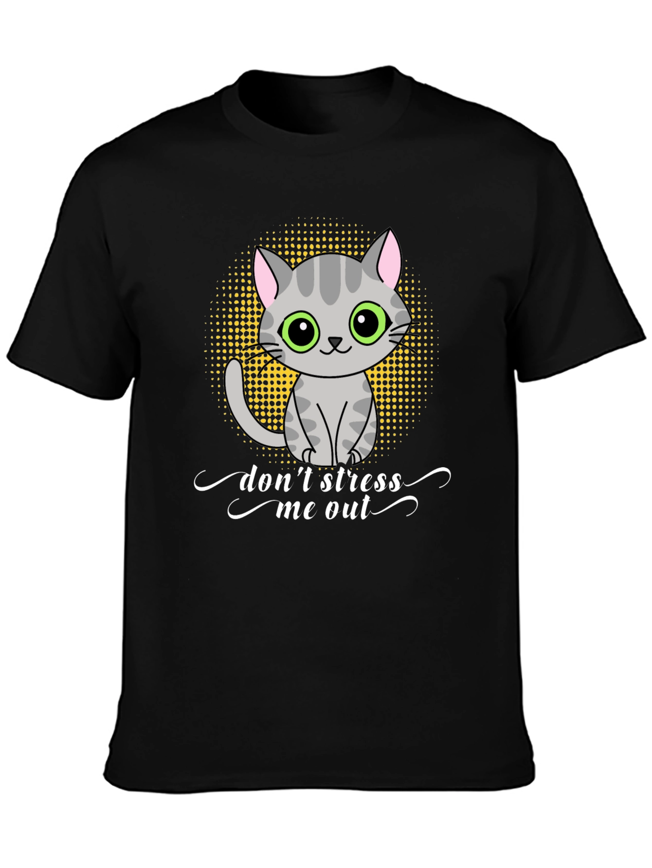 Dont Stress Me Out Cat Graphic T-Shirt