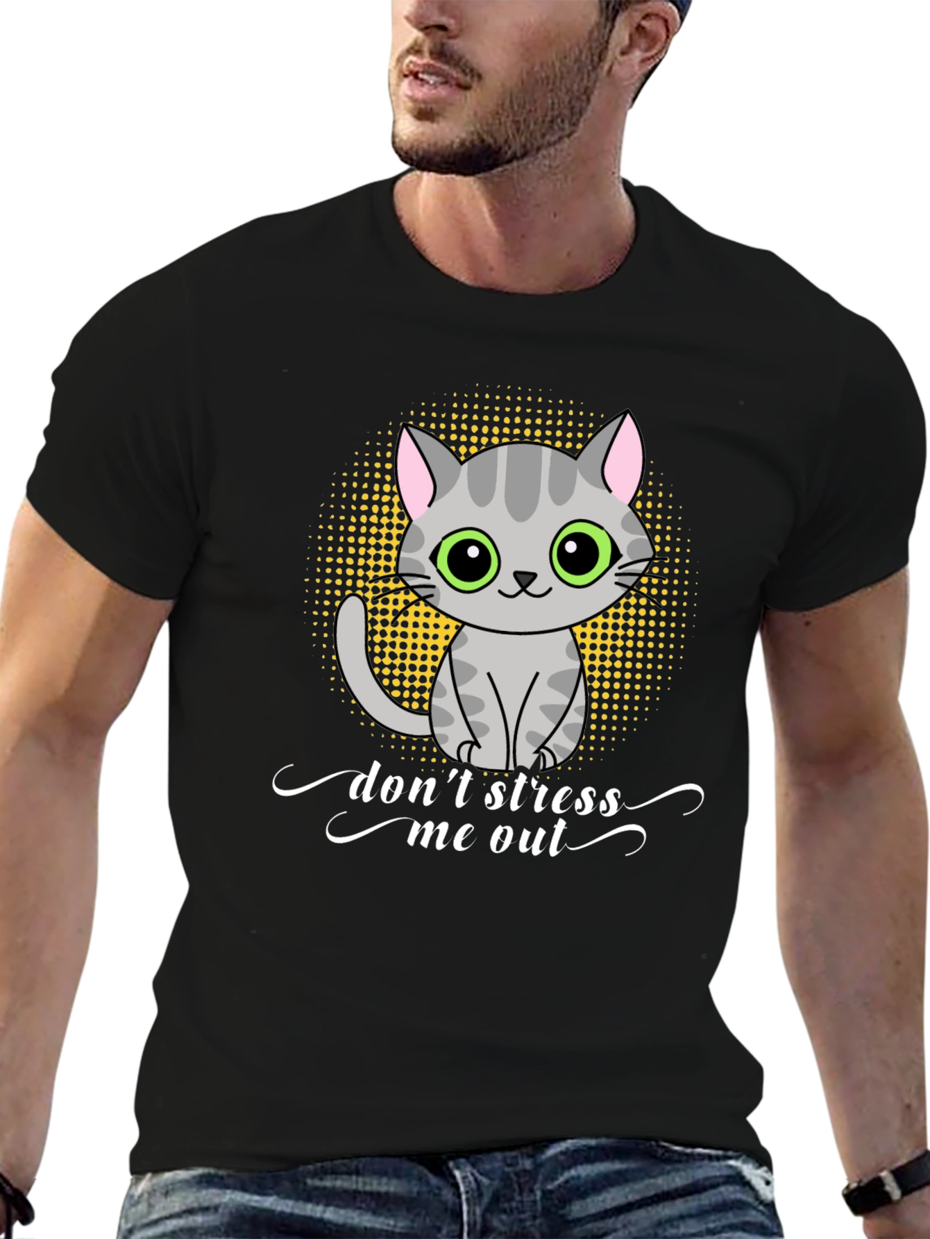 Dont Stress Me Out Cat Graphic T-Shirt