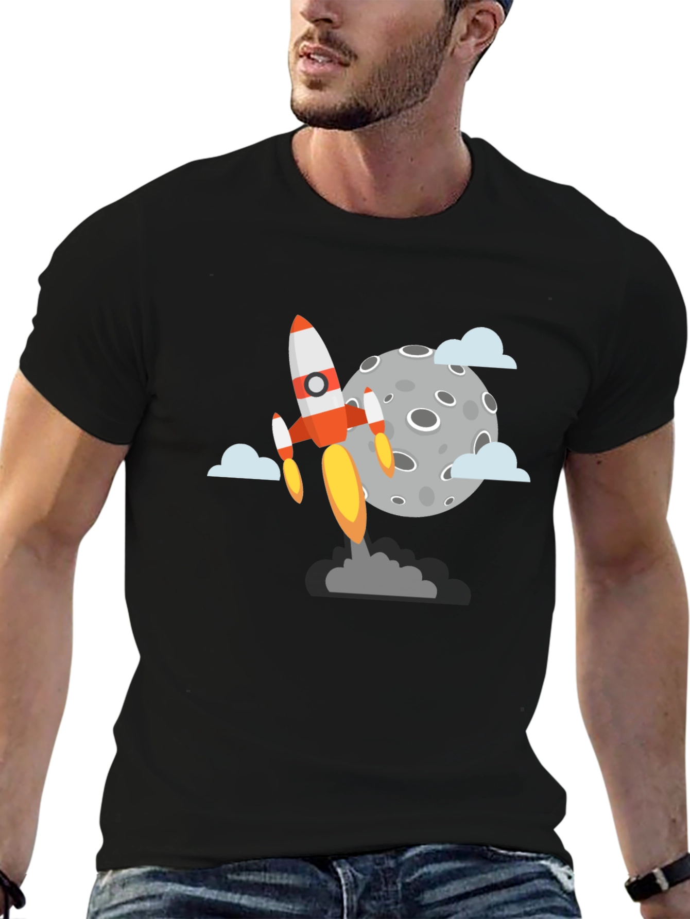 Rocket Launch T-Shirt - Space Adventure Tee