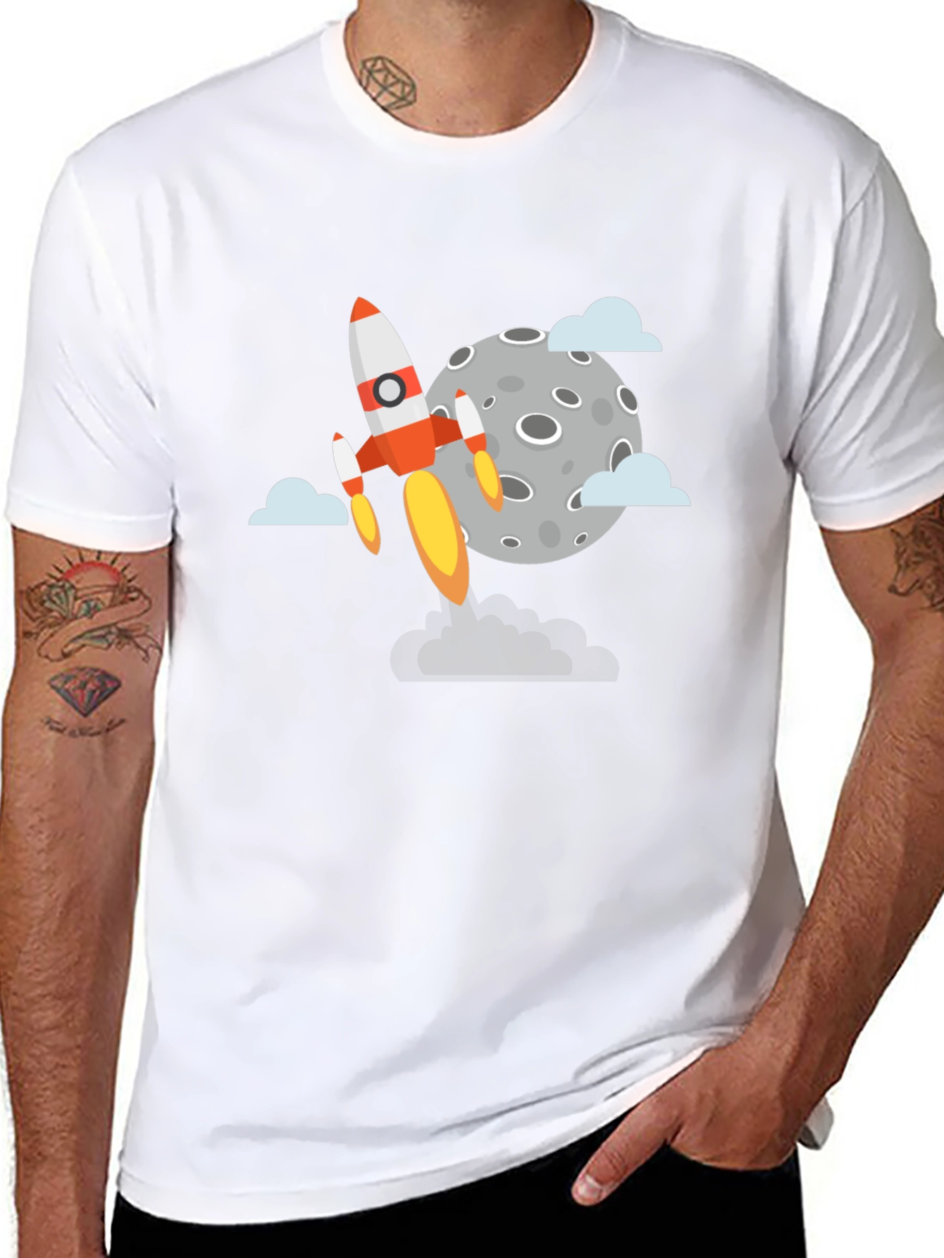 Rocket Launch T-Shirt - Space Adventure Tee