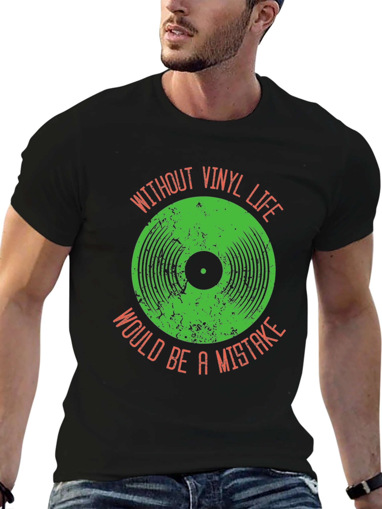 Vinyl Life T-Shirt - Music Lover Tee