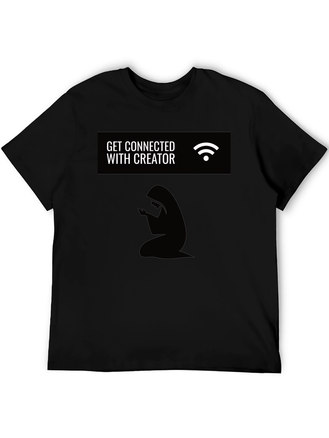Connect With Creator T-Shirt - Black