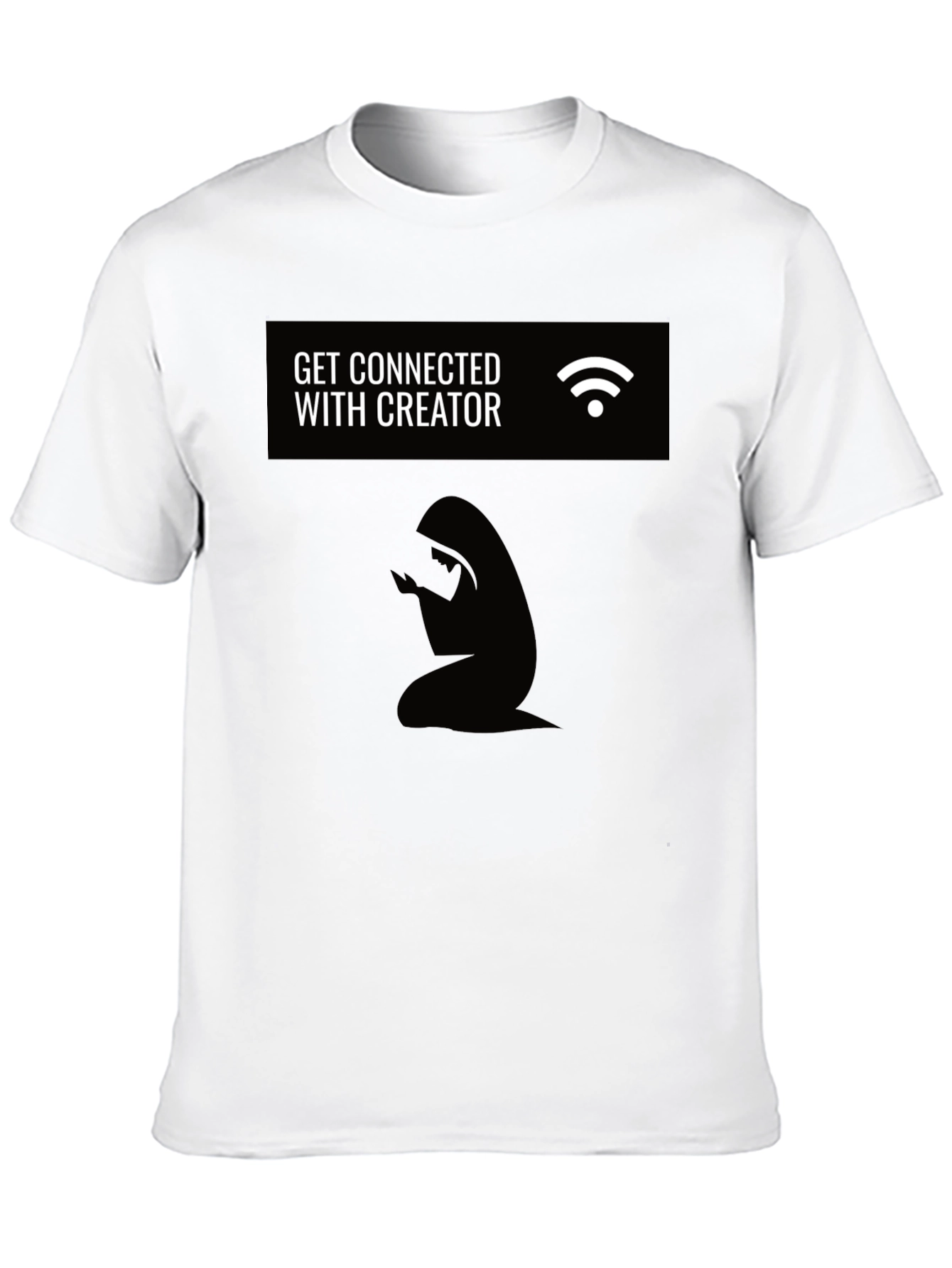 Connect With Creator T-Shirt - Black