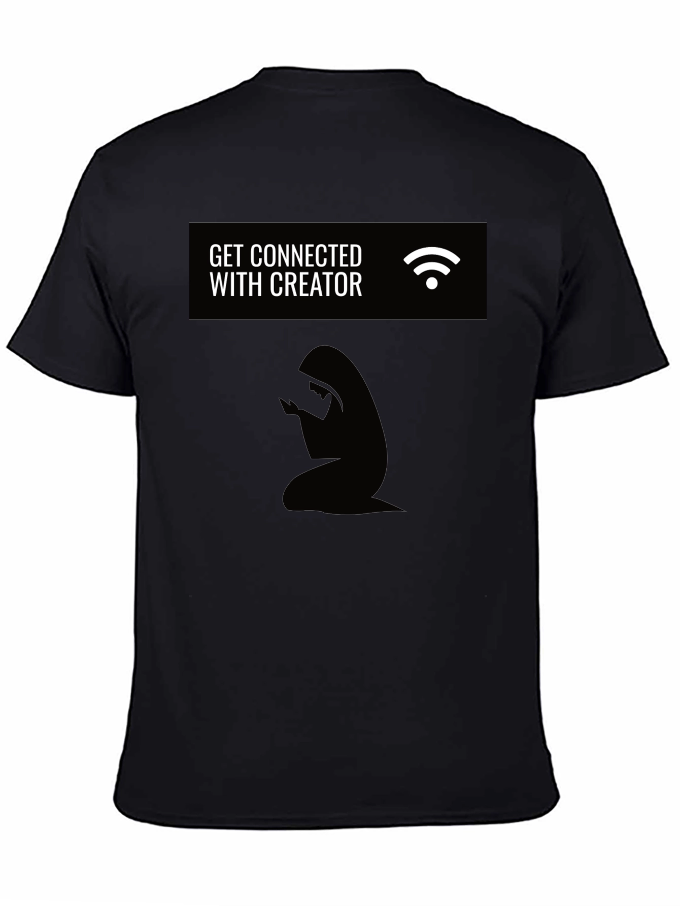 Connect With Creator T-Shirt - Black