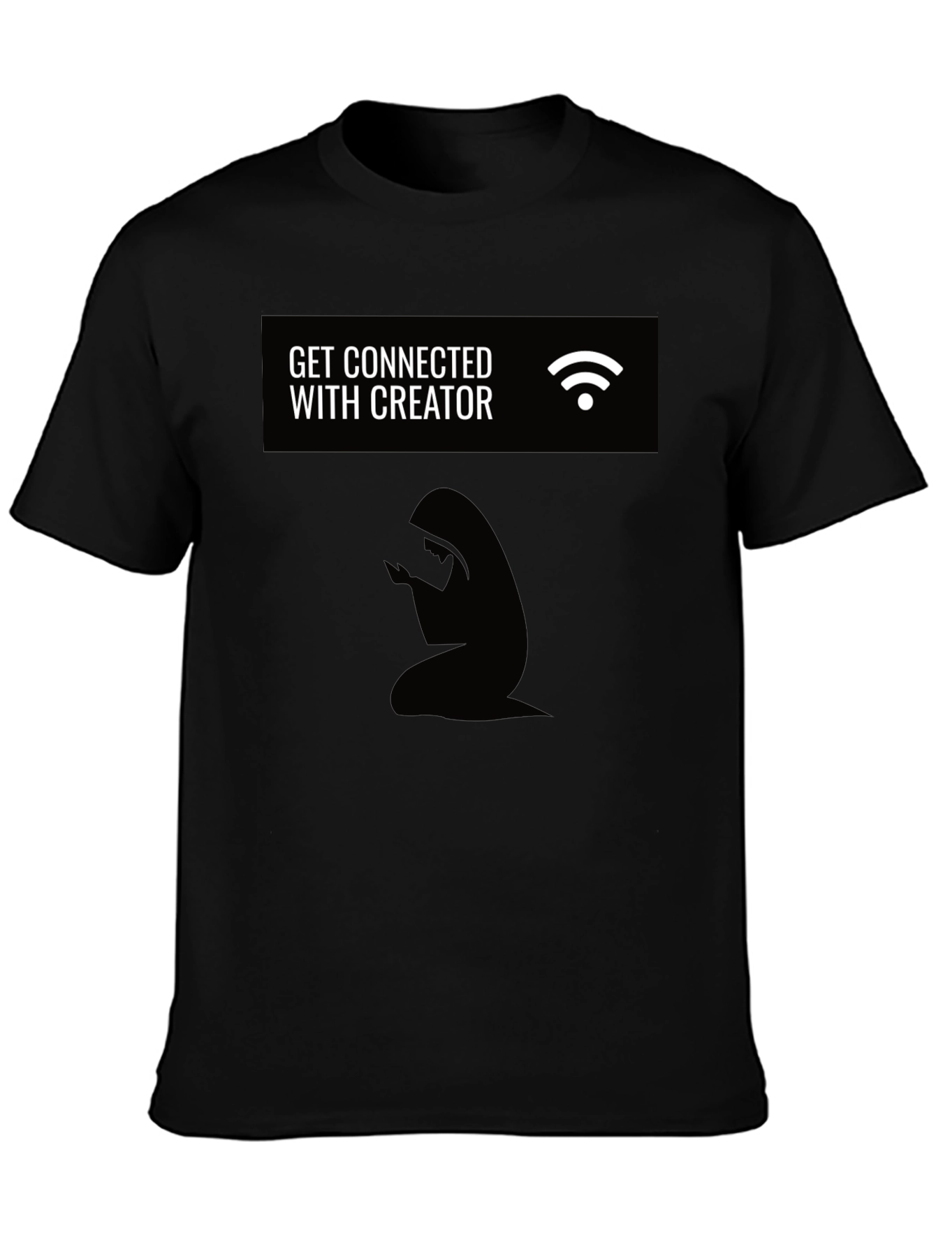 Connect With Creator T-Shirt - Black
