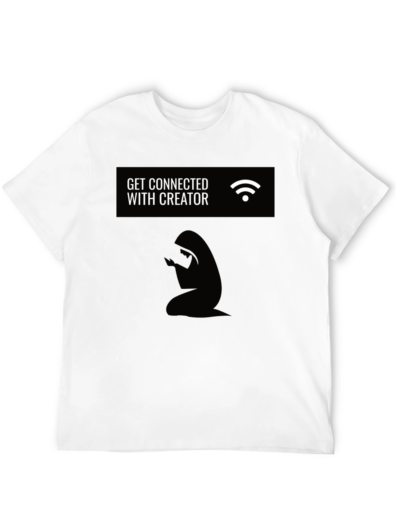 Connect With Creator T-Shirt - Black