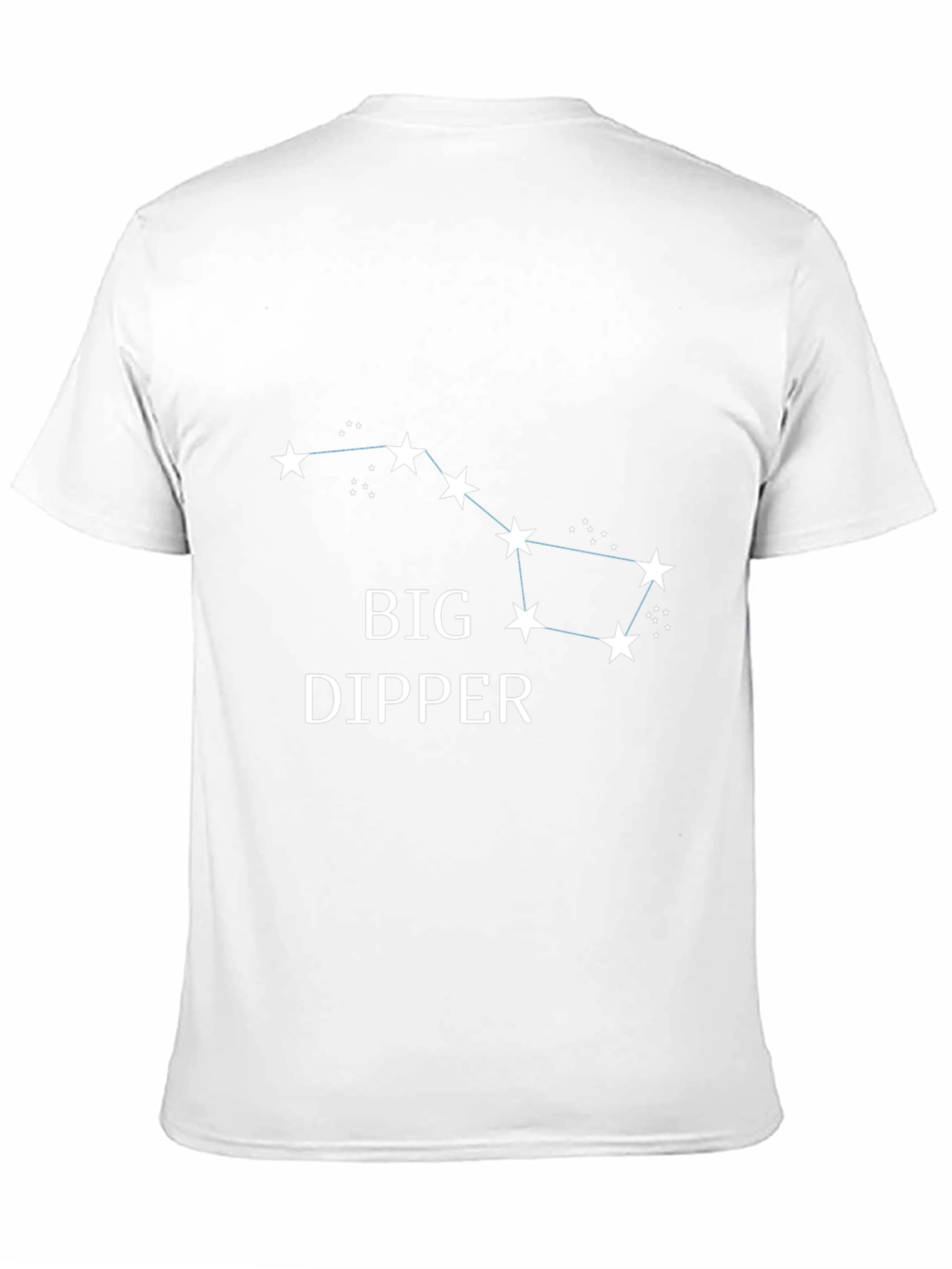 Big Dipper Constellation Graphic Tee - Black Cotton