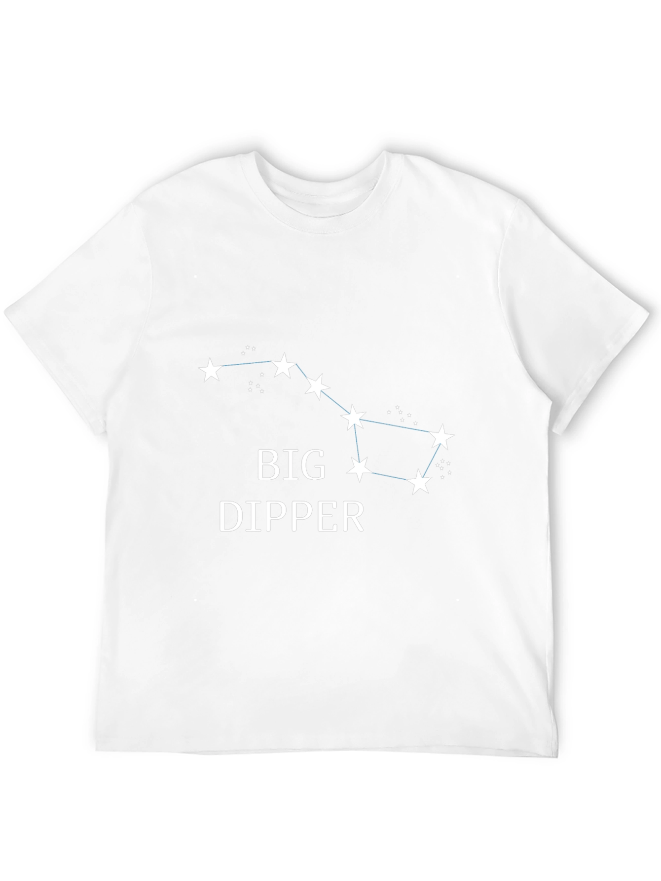 Big Dipper Constellation Graphic Tee - Black Cotton