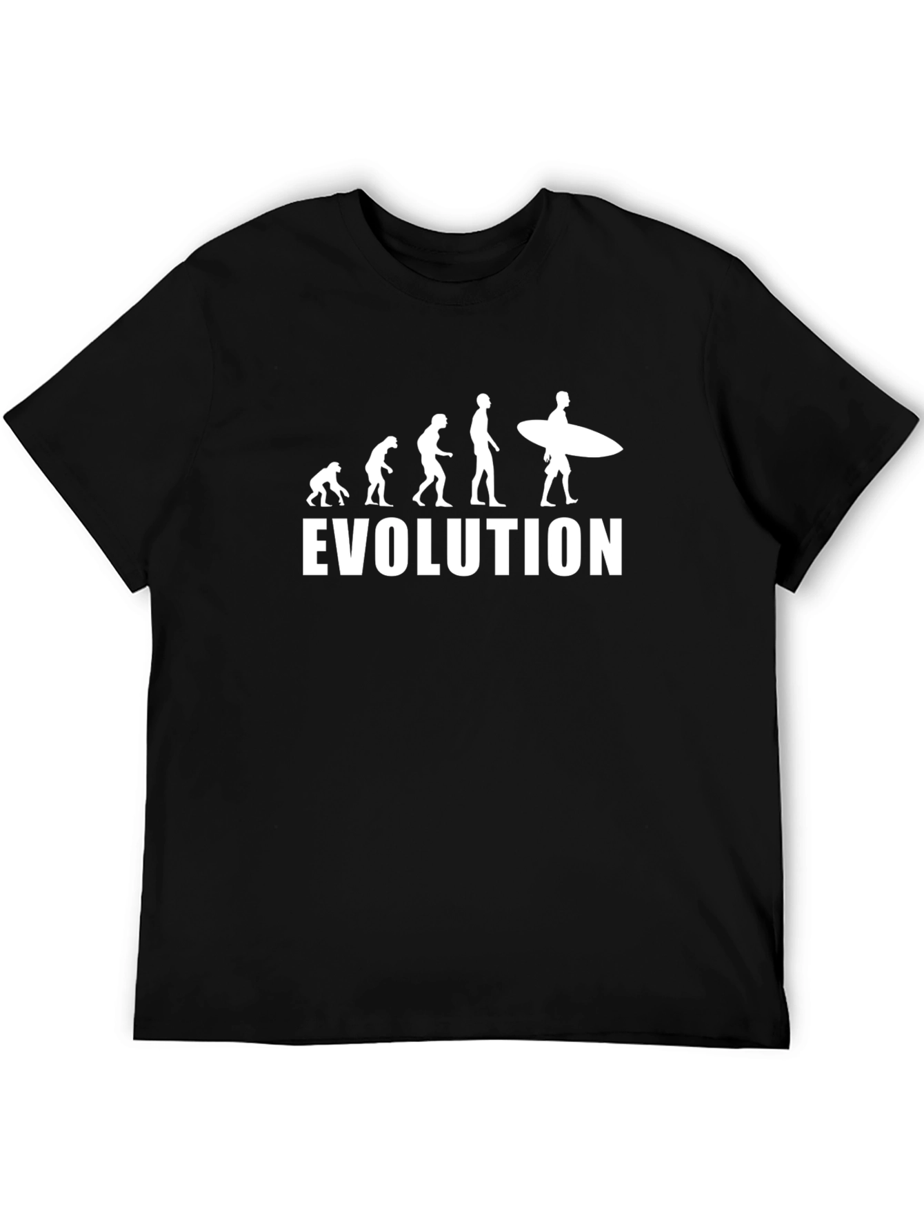 Evolution Surfer T-Shirt - Funny Graphic Tee