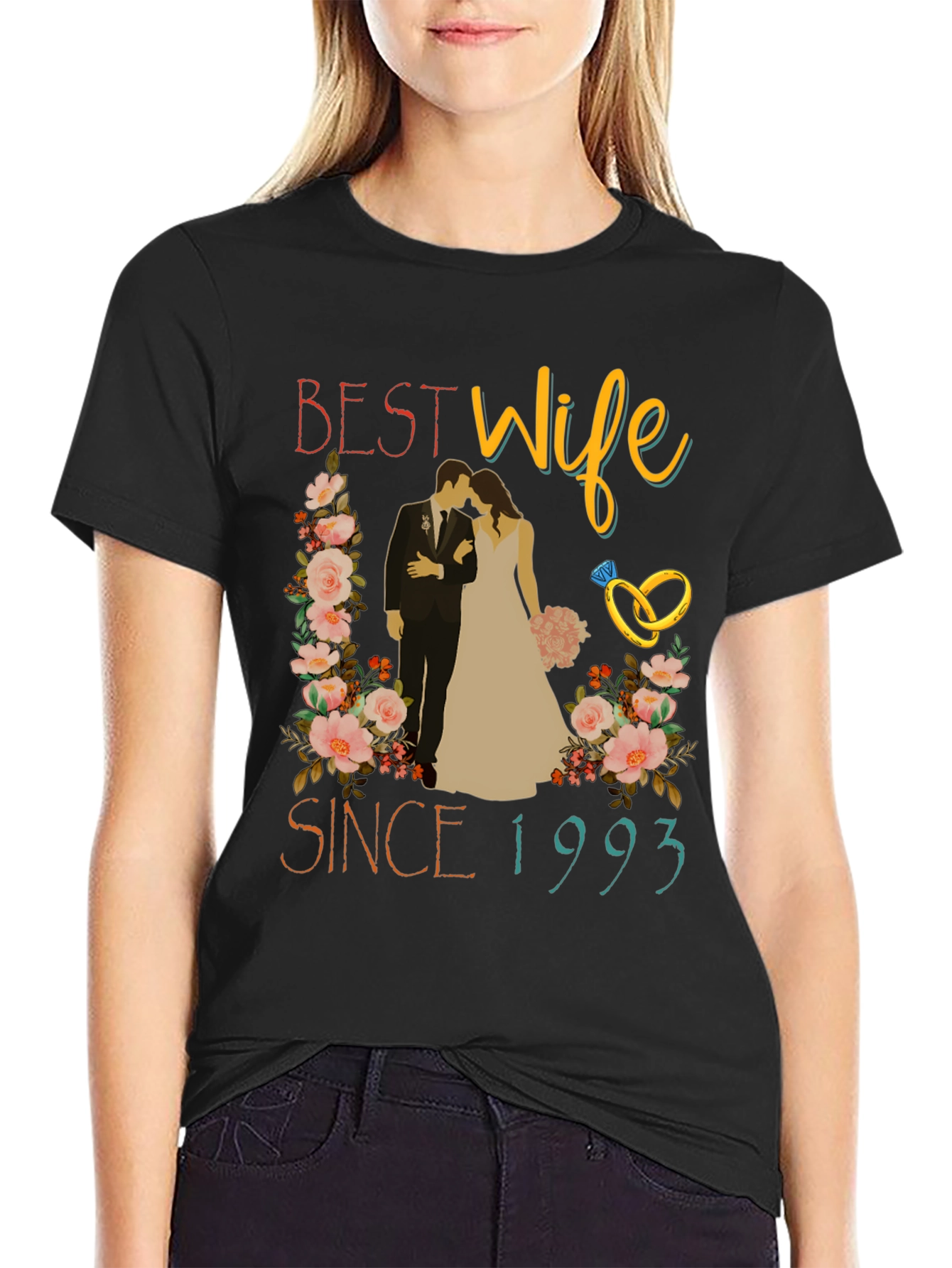 Best Wife Since 1993 Anniversary Tee