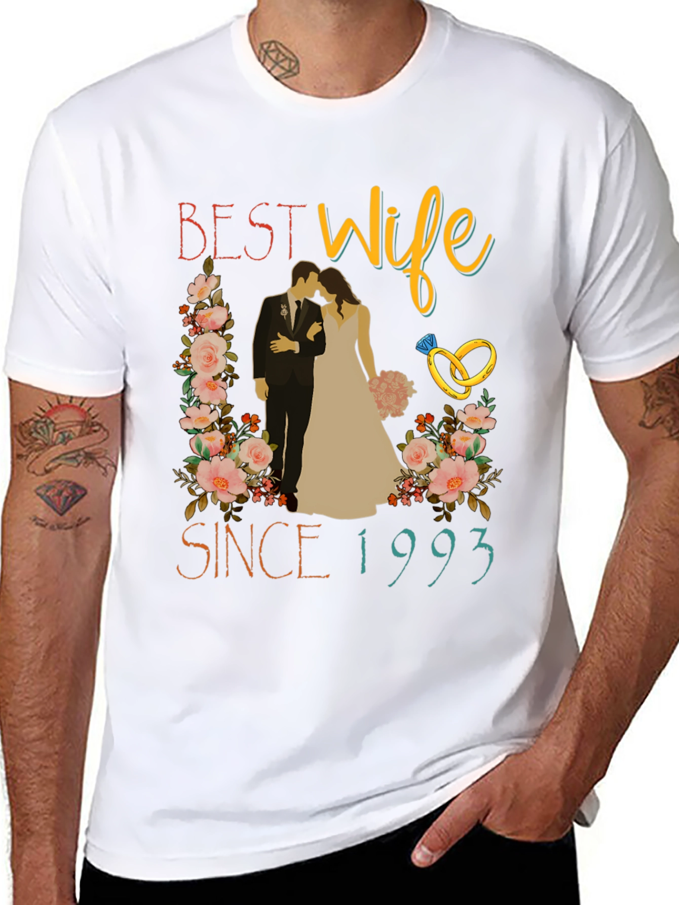 Best Wife Since 1993 Anniversary Tee