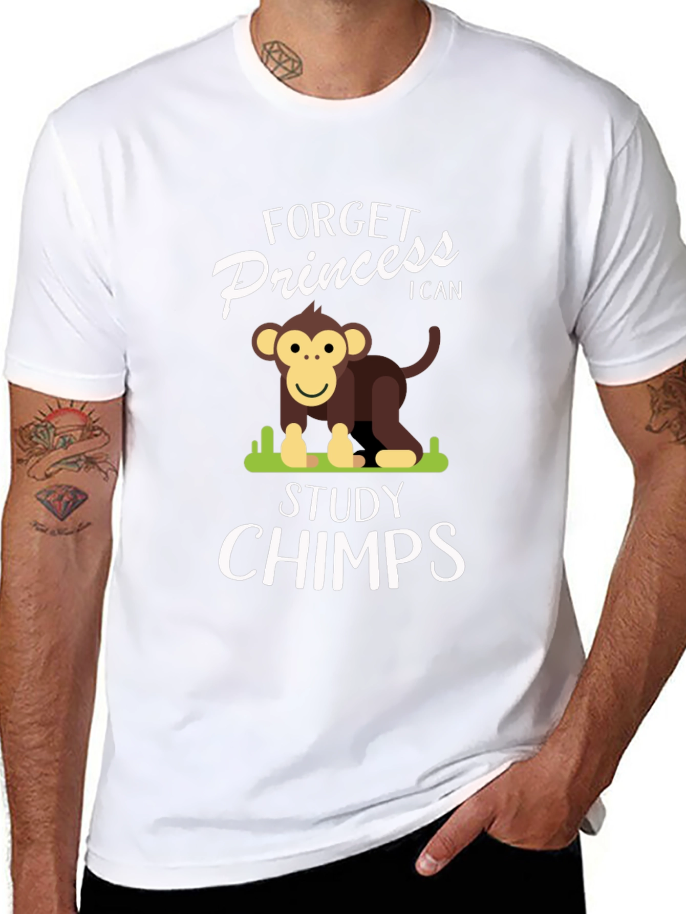 Forget Princess I Can Study Chimps T-Shirt