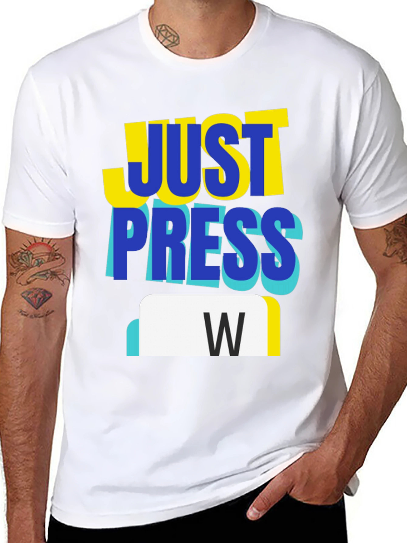 Just Press W Gaming T-Shirt