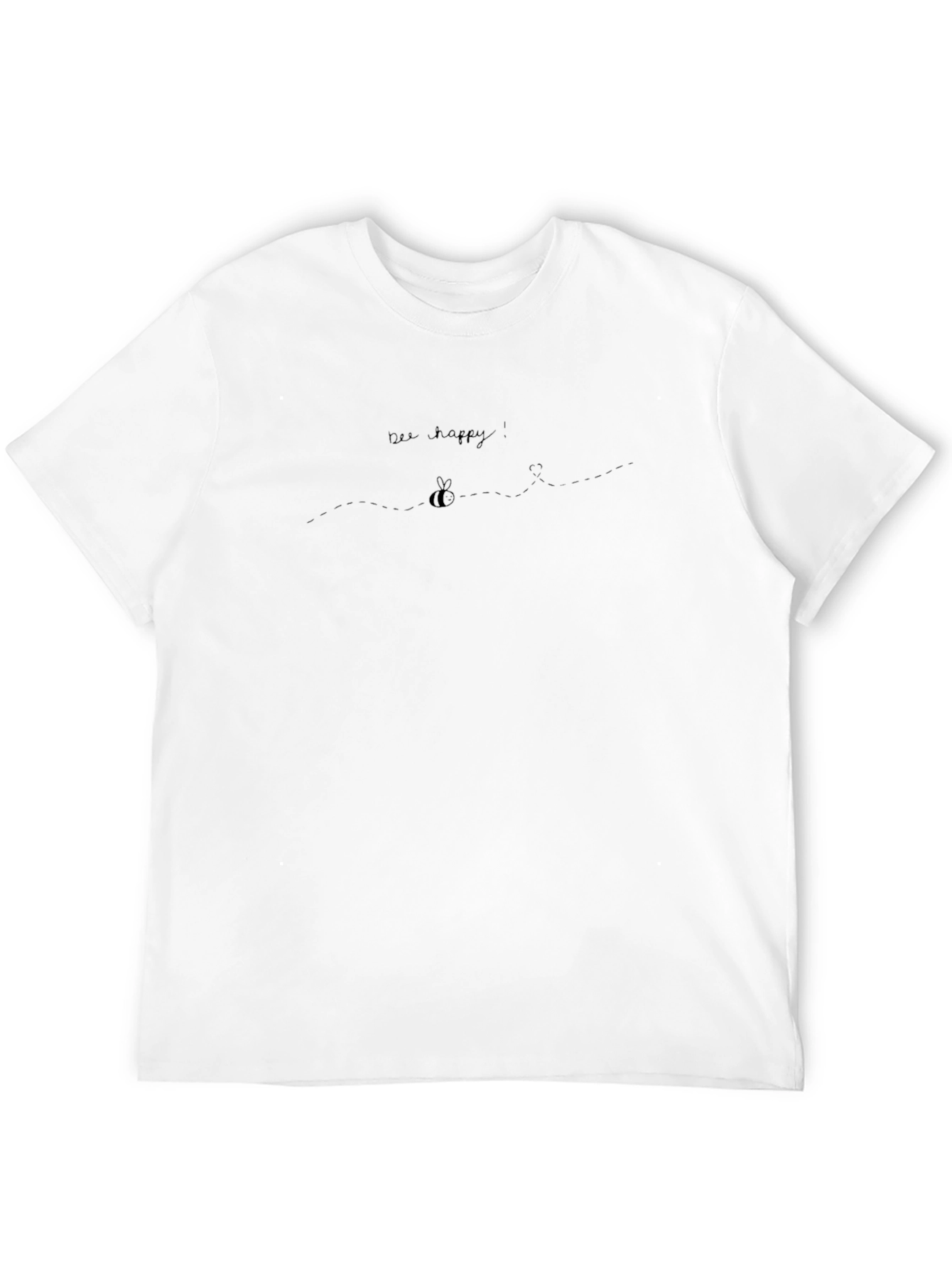 Bee Happy Black T-Shirt
