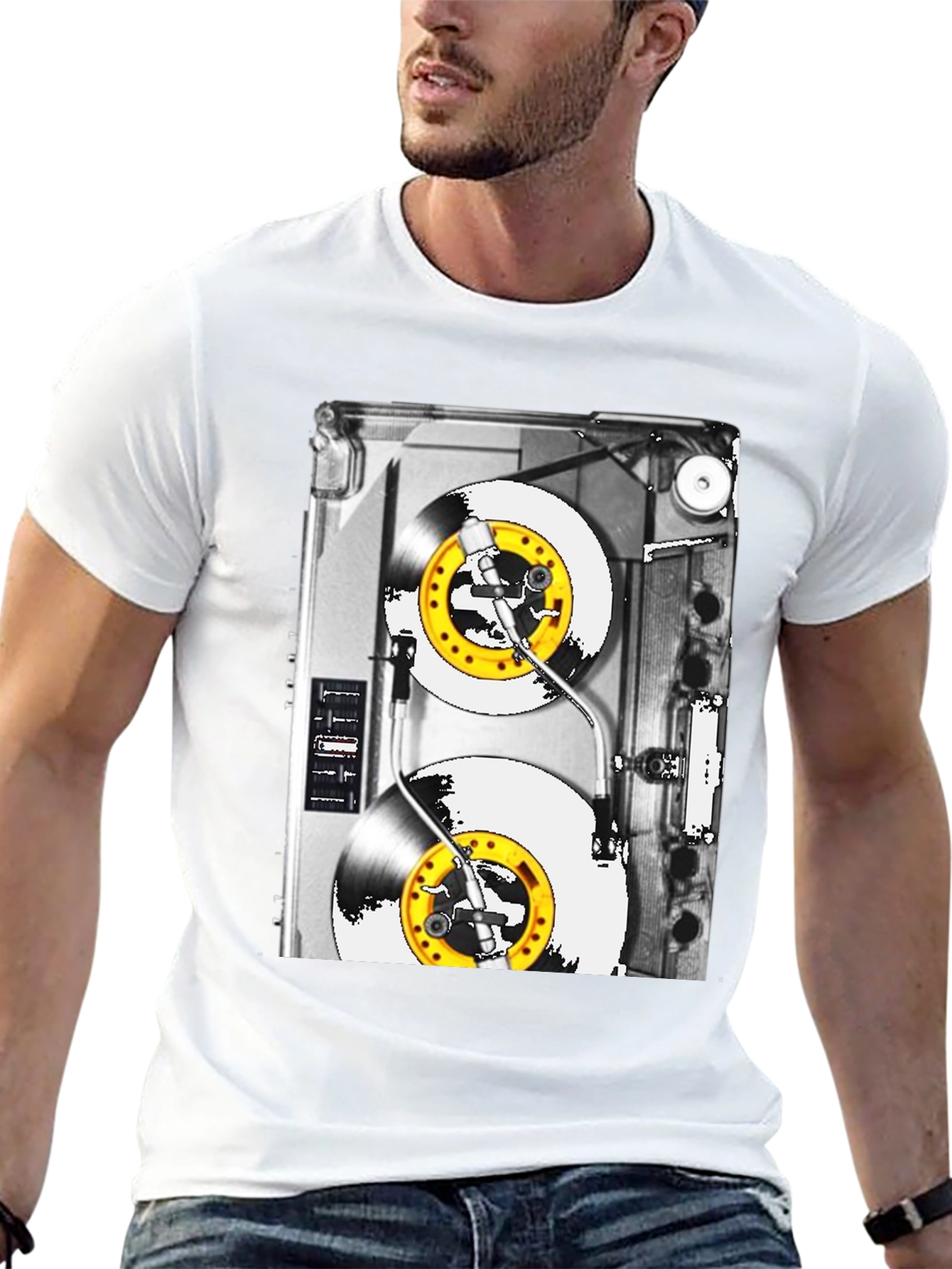 Retro Turntable Graphic Tee