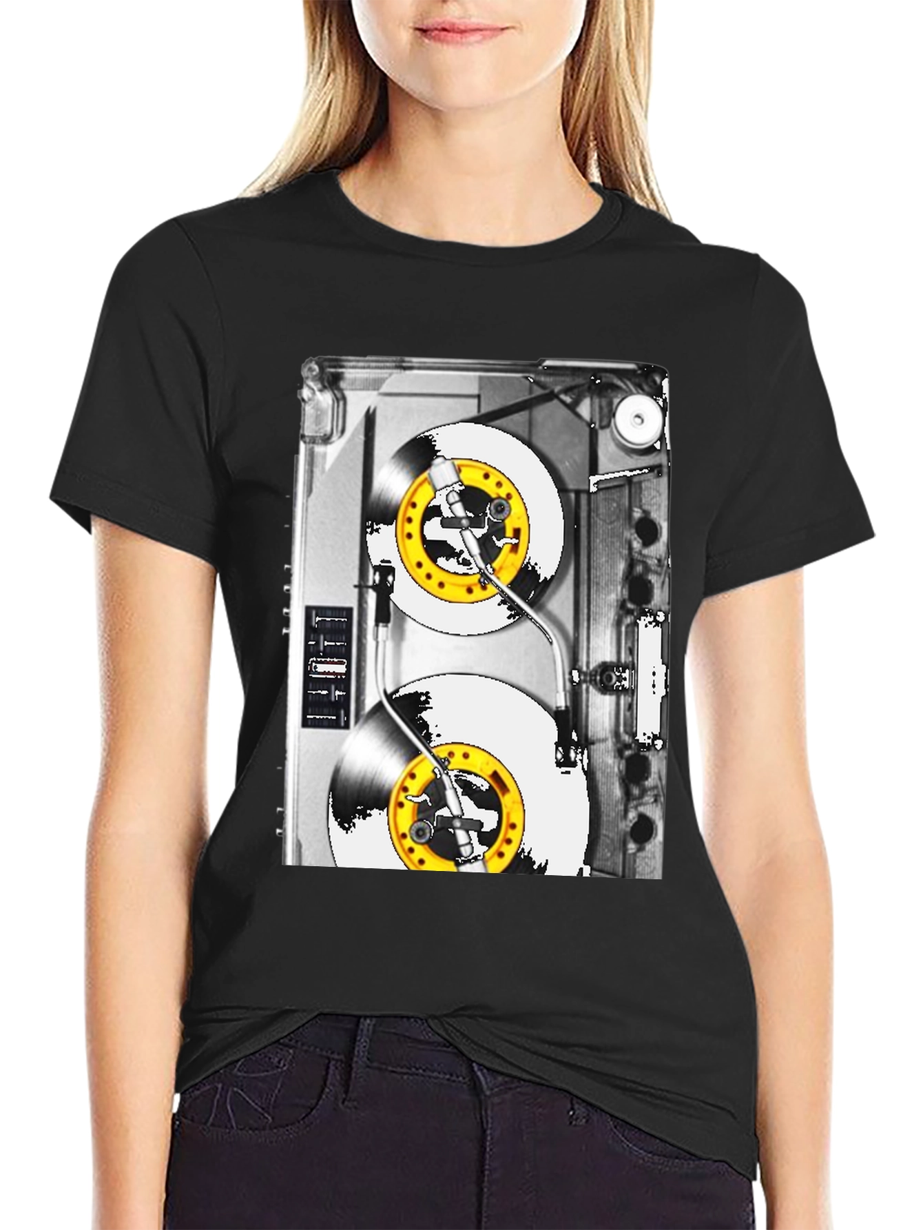 Retro Turntable Graphic Tee