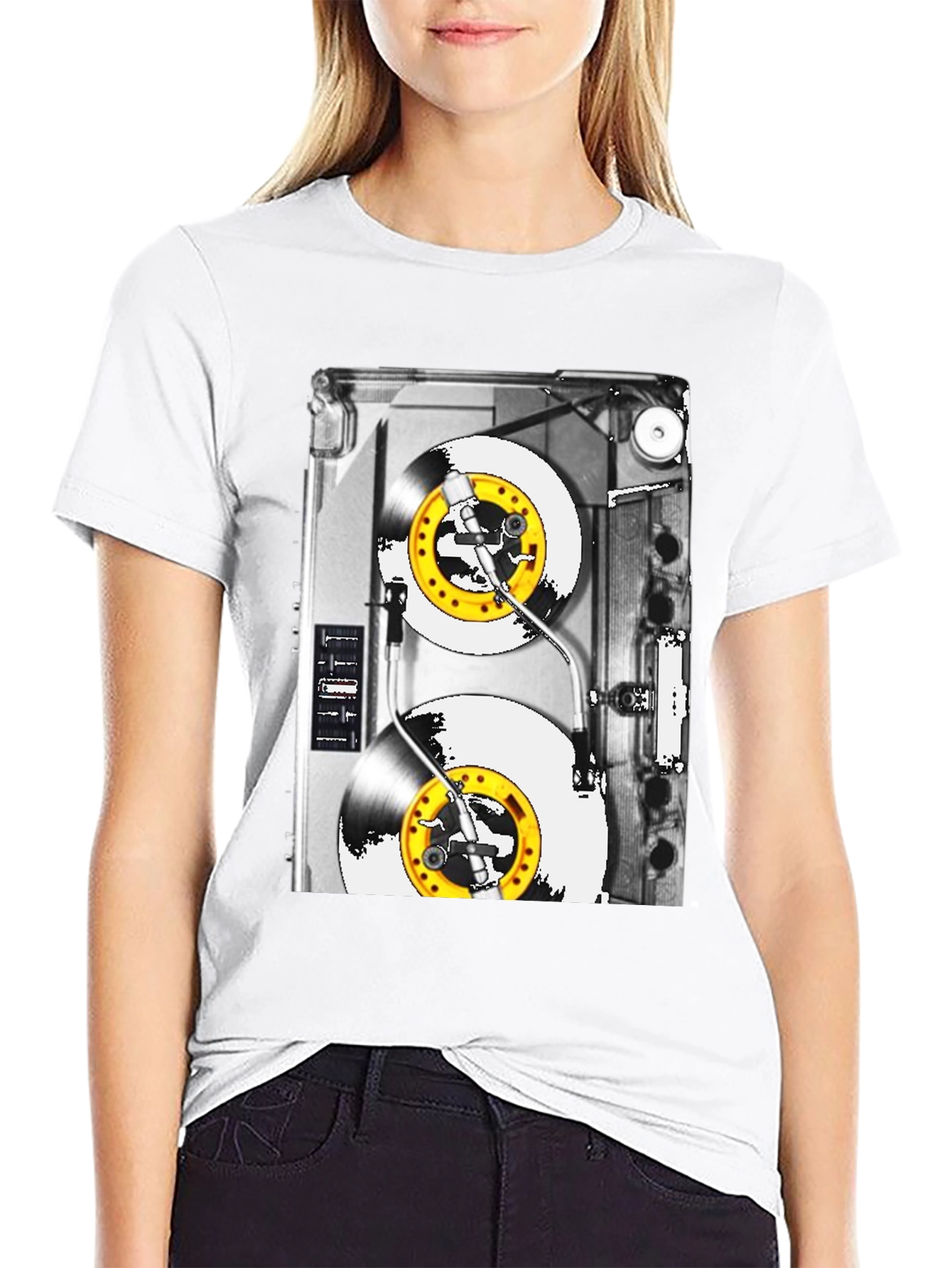 Retro Turntable Graphic Tee