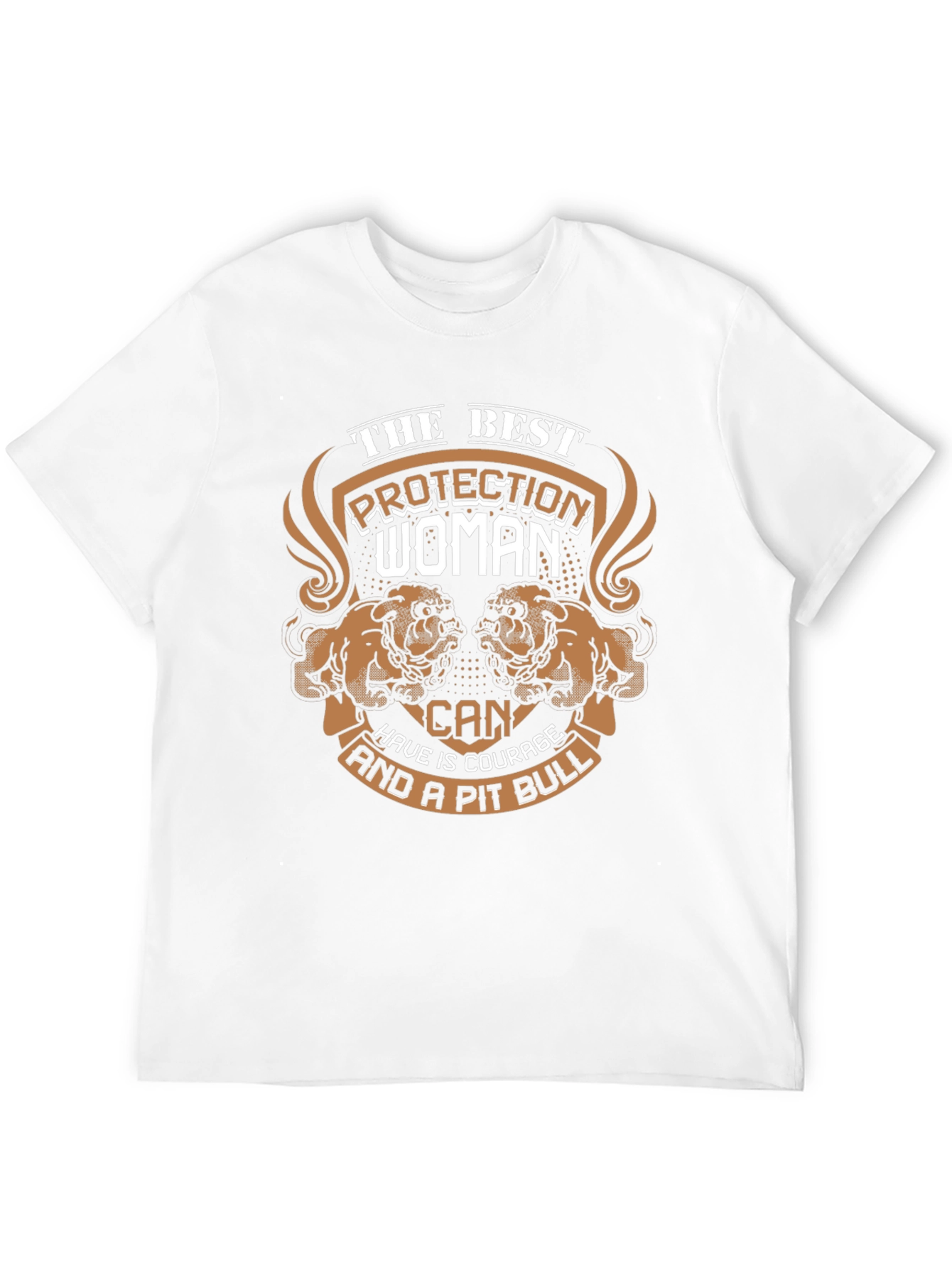 Protection Woman & Pit Bull T-Shirt
