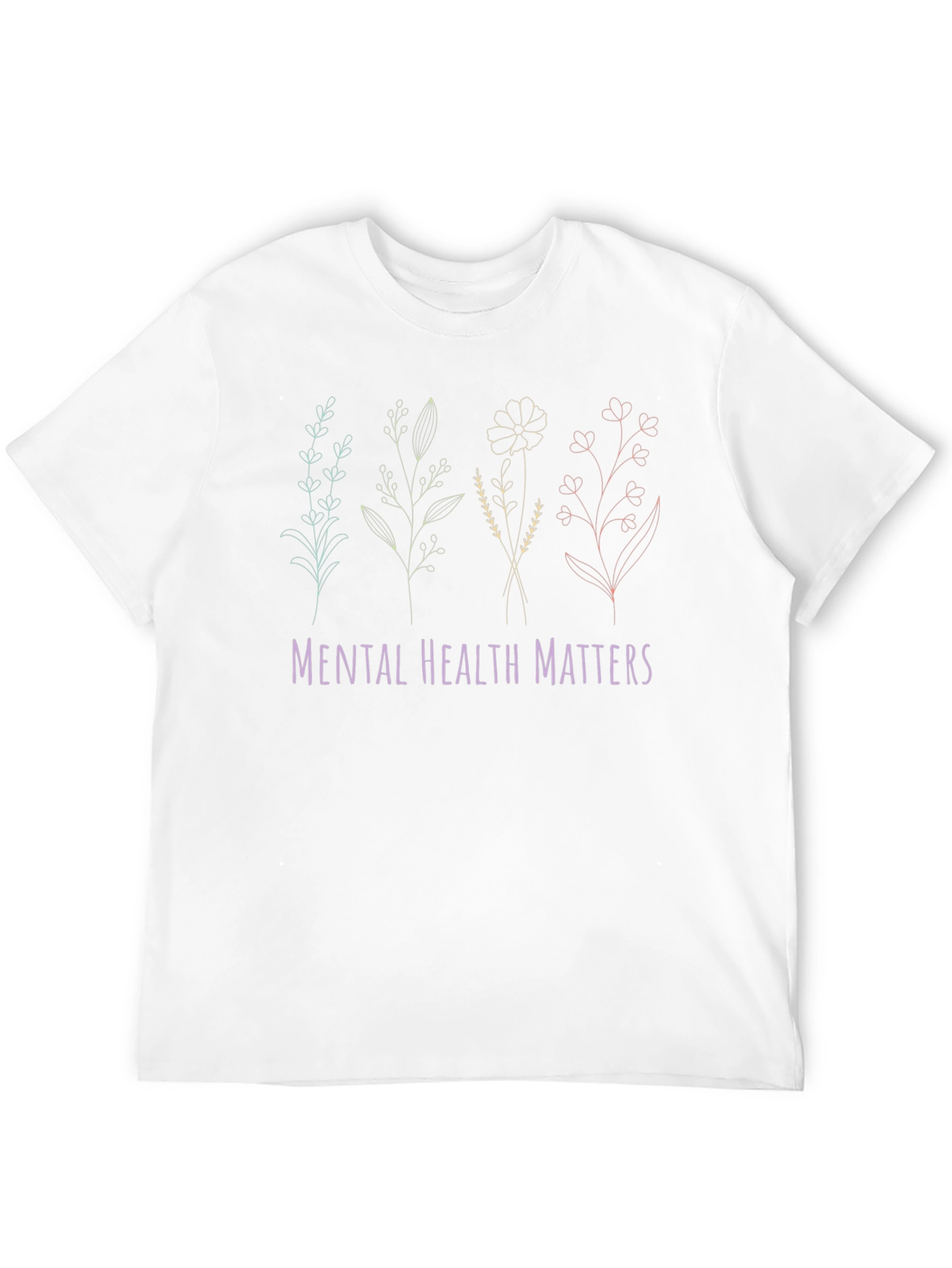 Mental Health Matters Floral T-Shirt